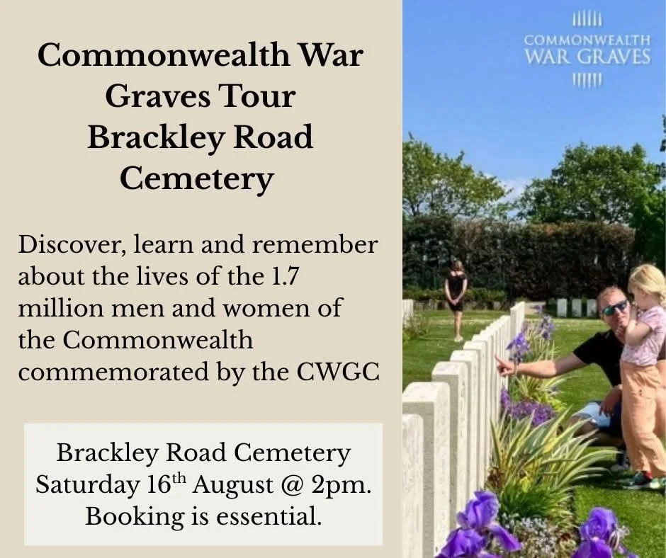 Commonwealth War Graves Tour, Brackley Road Cemetery