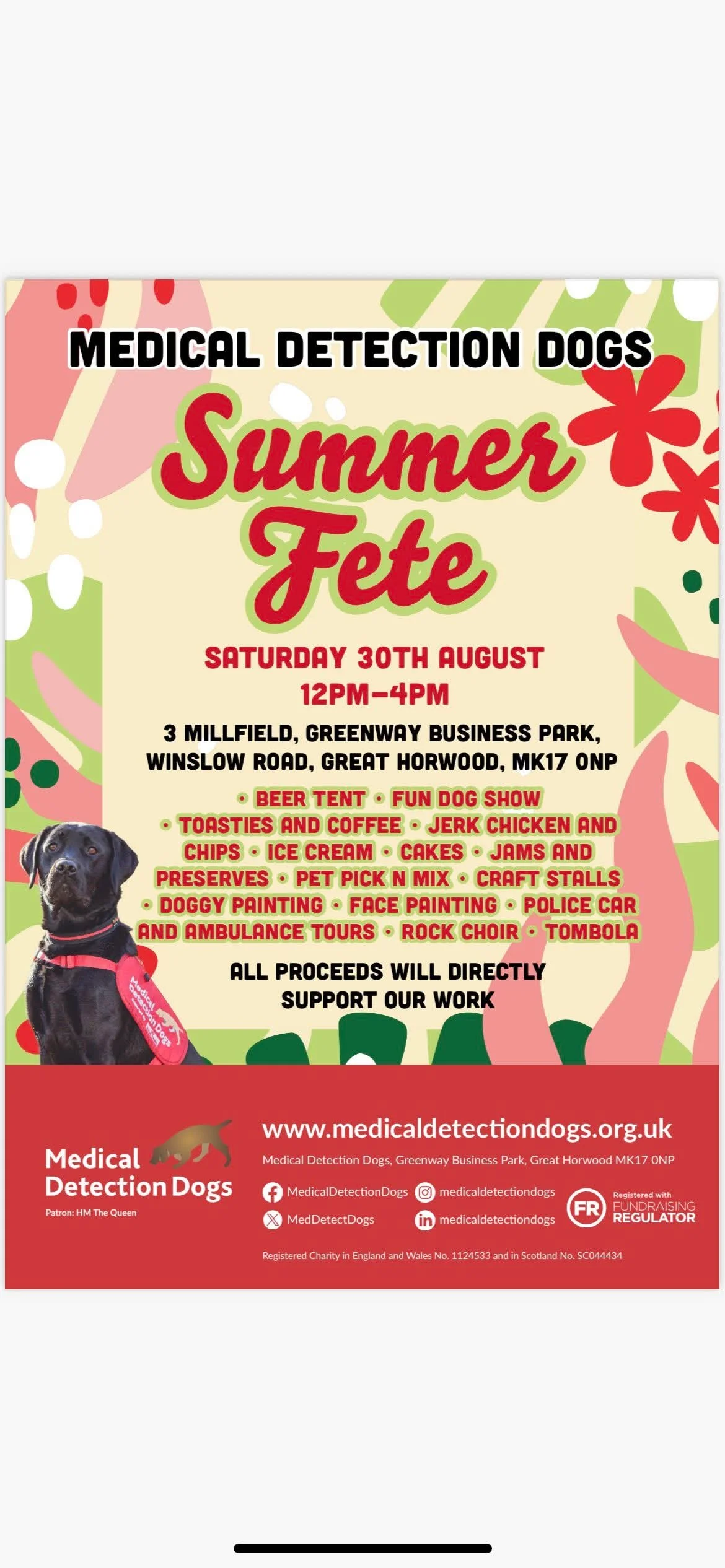 Medical Detection Dogs Summer Fete, Great Horwood