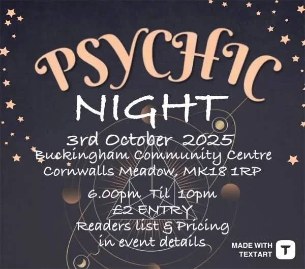 Psychic Night, Buckingham Community Centre