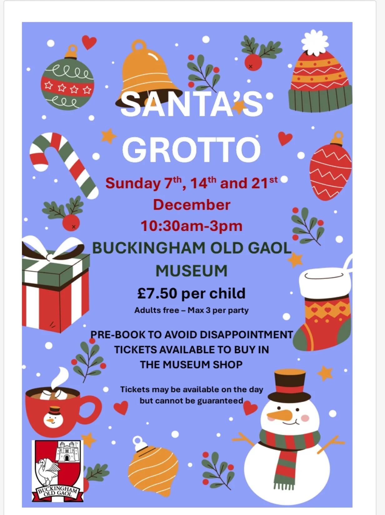 Santa's Grotto at The Old Gaol