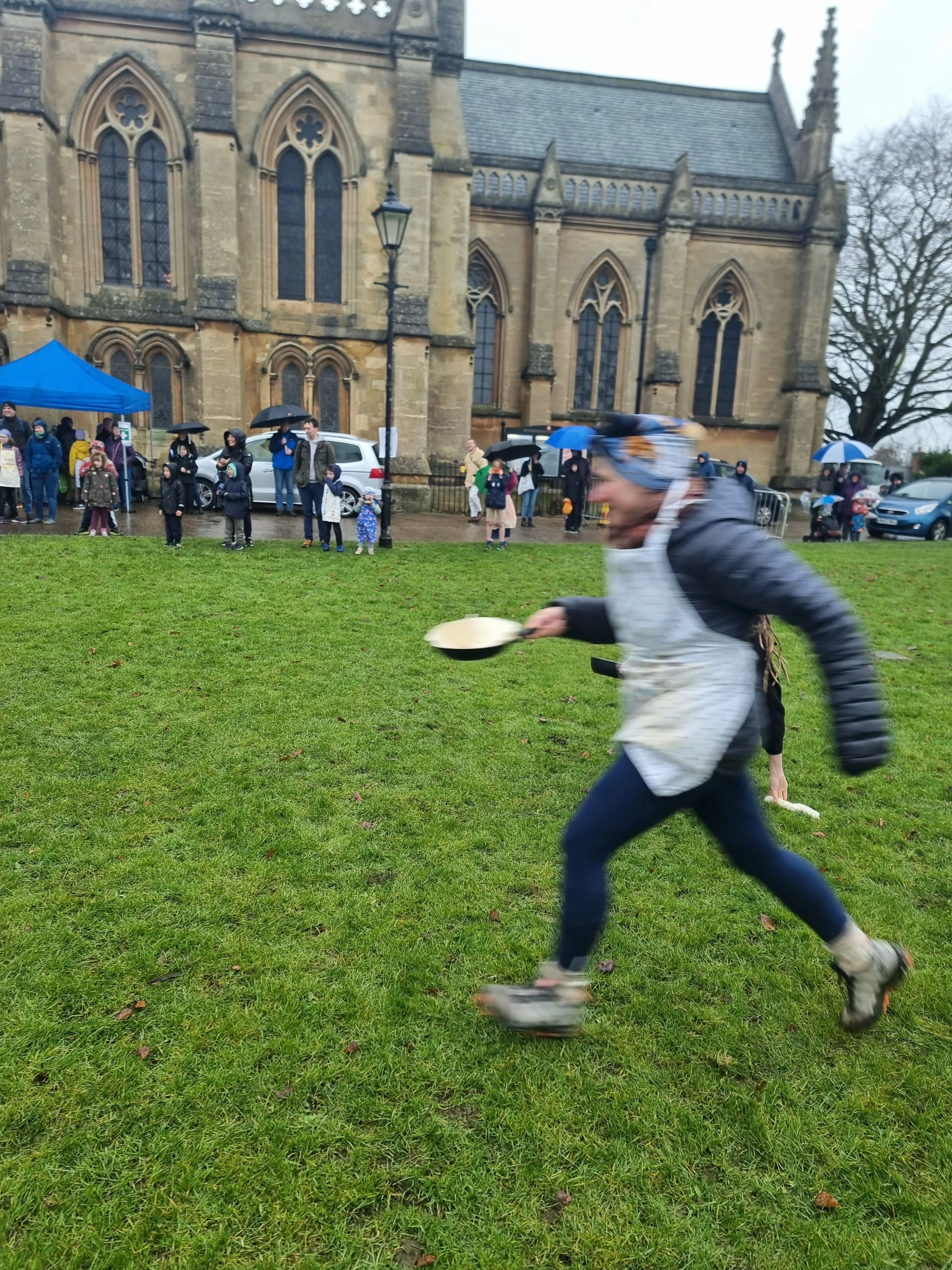 Buckingham's Pancake Race