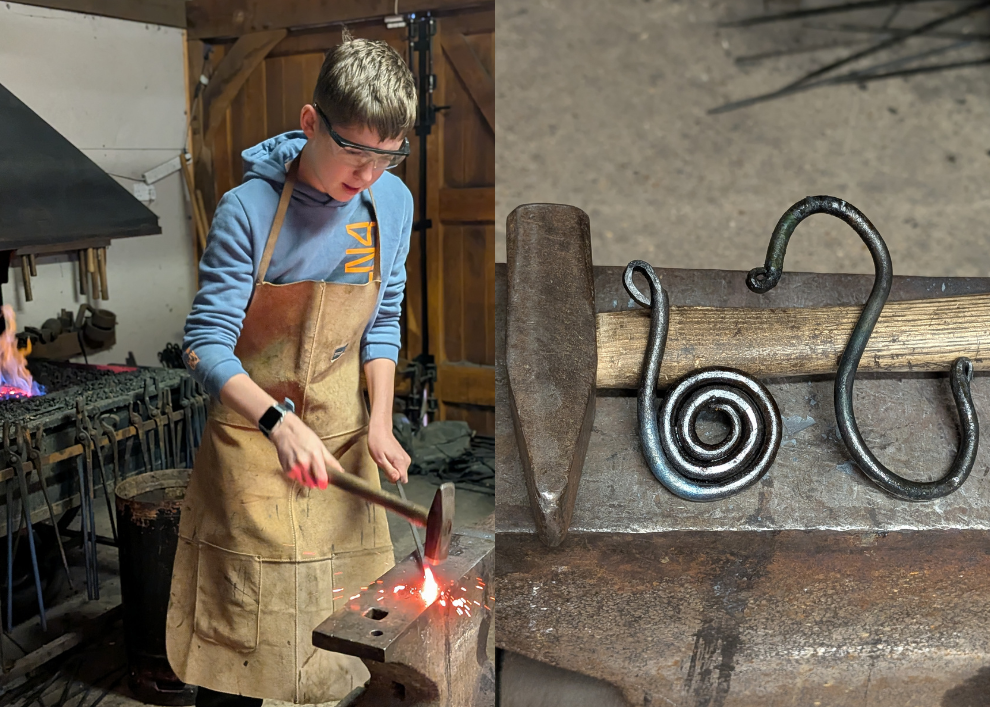 "Blacksmithing for Young People" at Stanwick Lakes