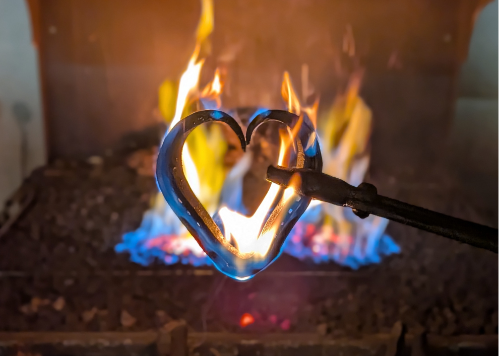 "Valentine's Day and Blacksmithing" at Stanwick Lakes
