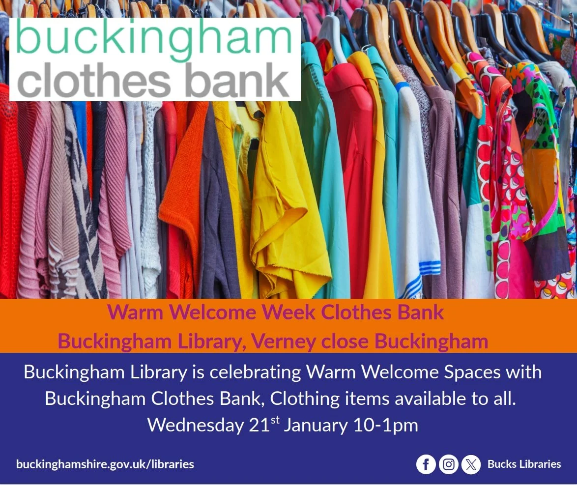 Buckingham Clothes Bank at Buckingham Library, Verney Close