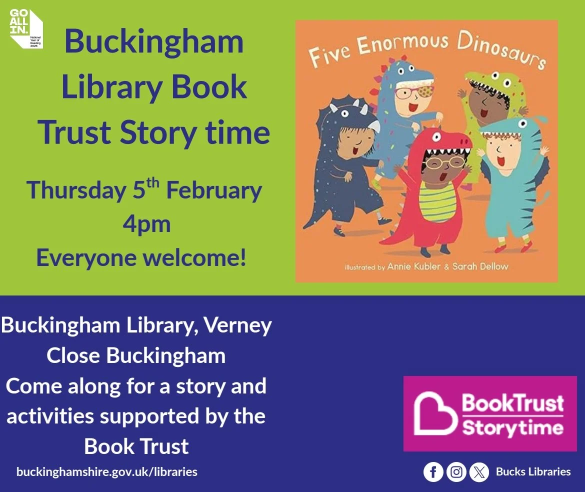 Book Trust Story Time at Buckingham Library, Verney Close.