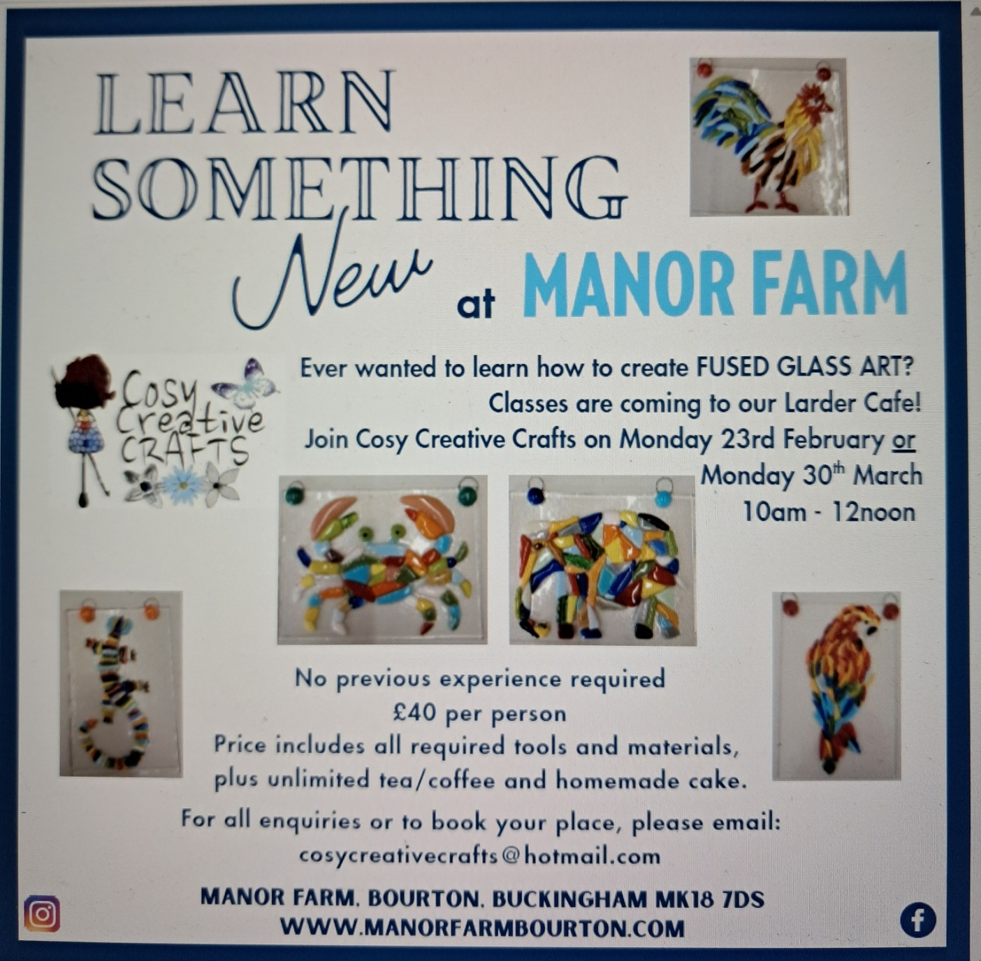 Fused Glass Art Class 