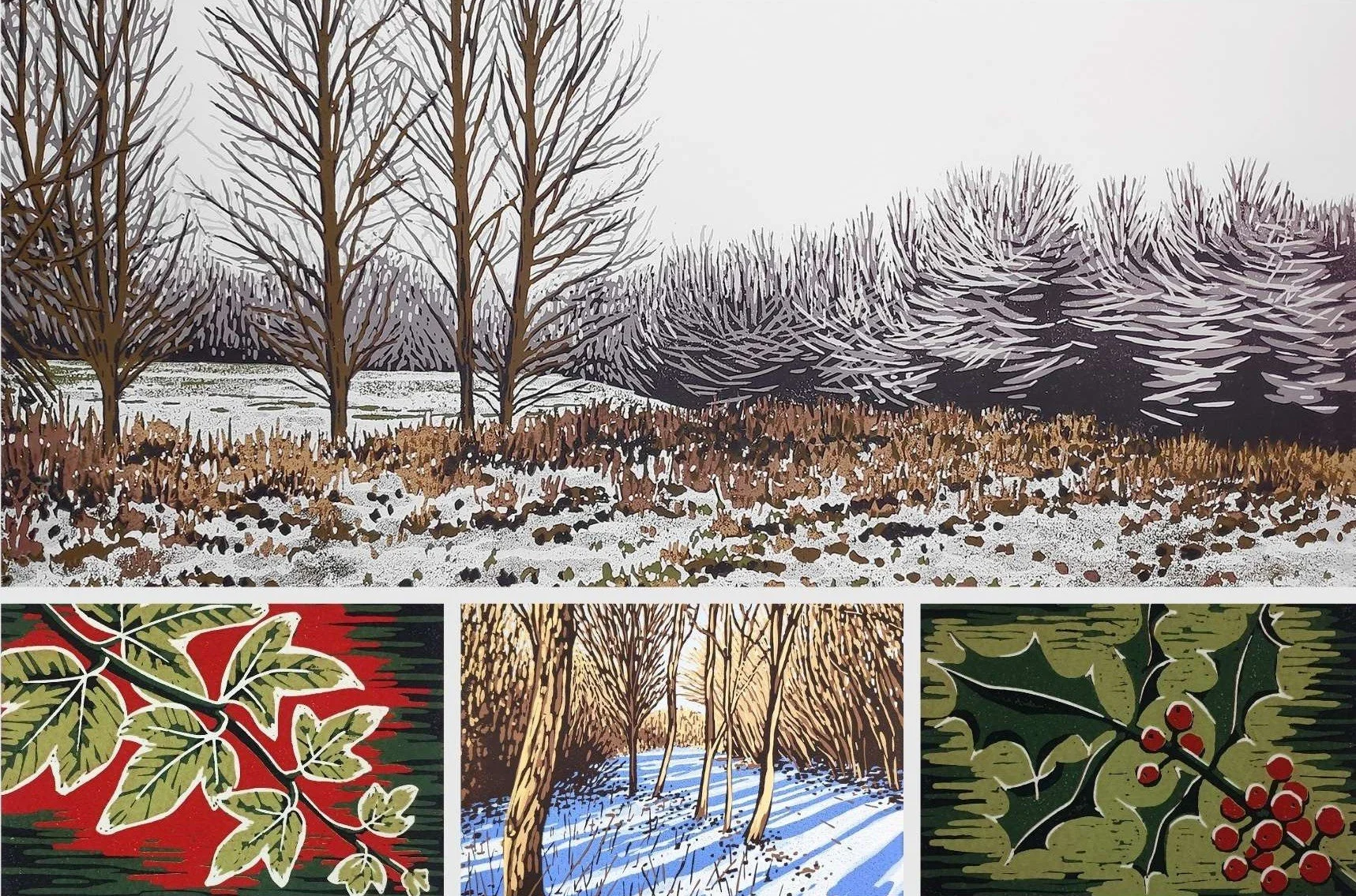 Lino Print Winter Workshop