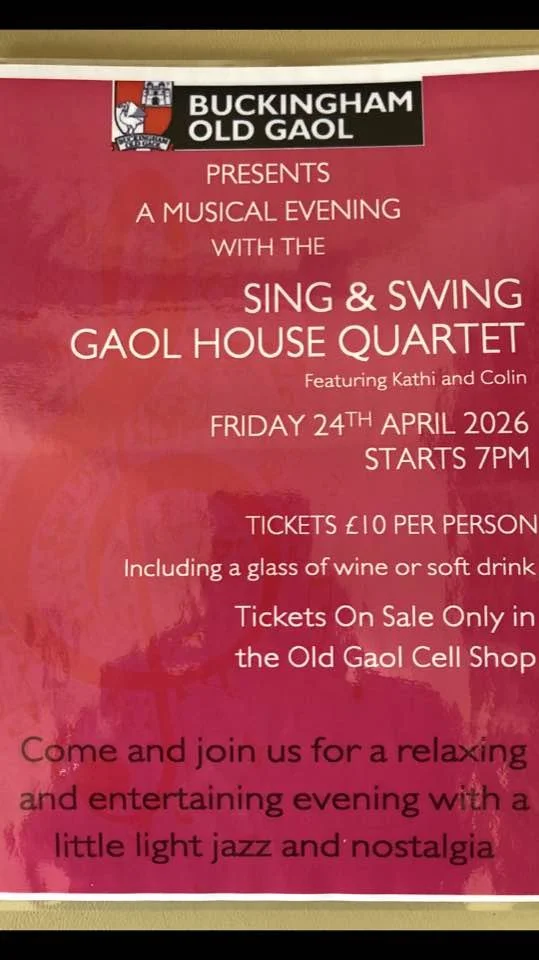 Sing &amp; Swing event with the Gaol House Quartet musical evening