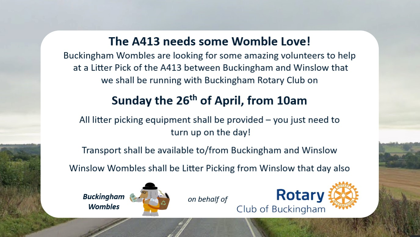 Volunteering at a Litter Pick all along the A413