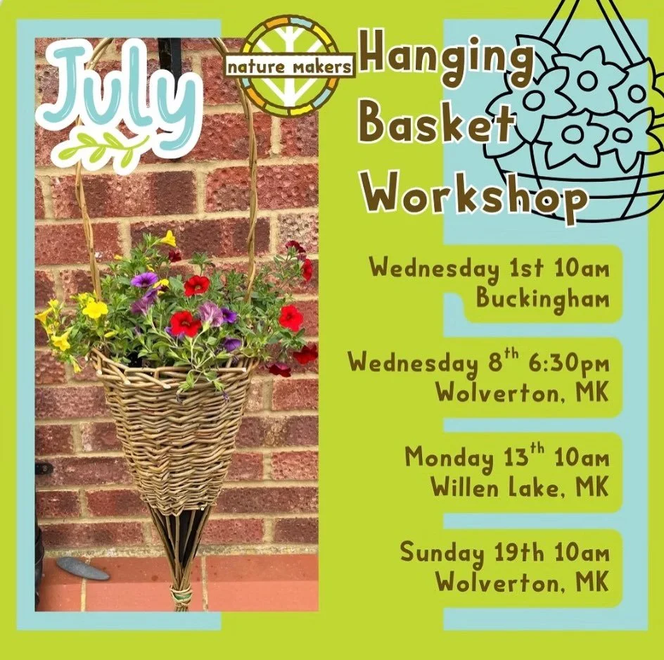 Nature Makers Willow Weaving Workshop - Hanging basket