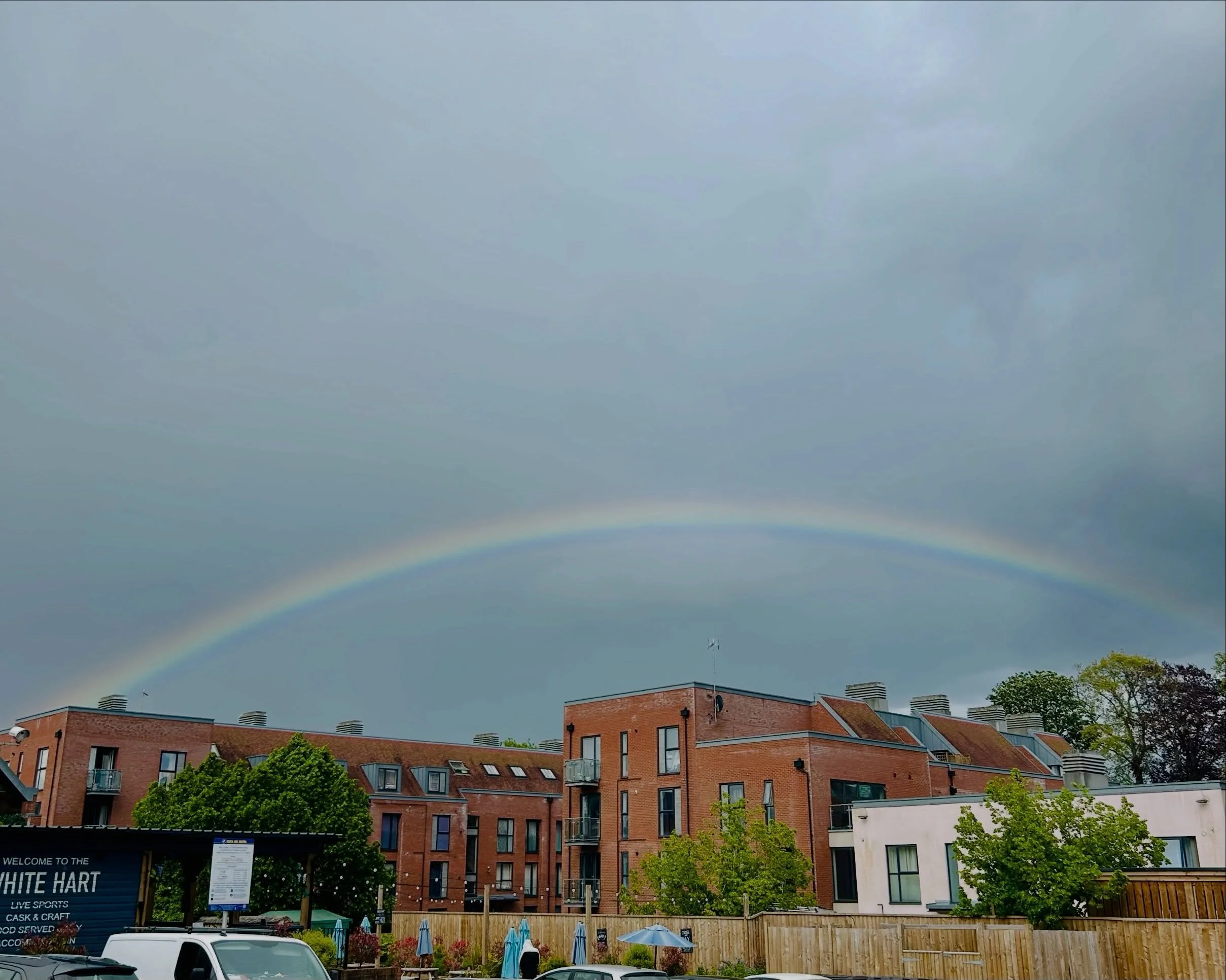 This beautiful rainbow was shining over Buckingham on Wednesday evening🌈
Even the weather is getting ready for Buckingham Pride Week🏳️&zwj;🌈🤍☁️

Have you visited our website to see the list of confirmed events yet? 👩&zwj;💻👀 Which event are you