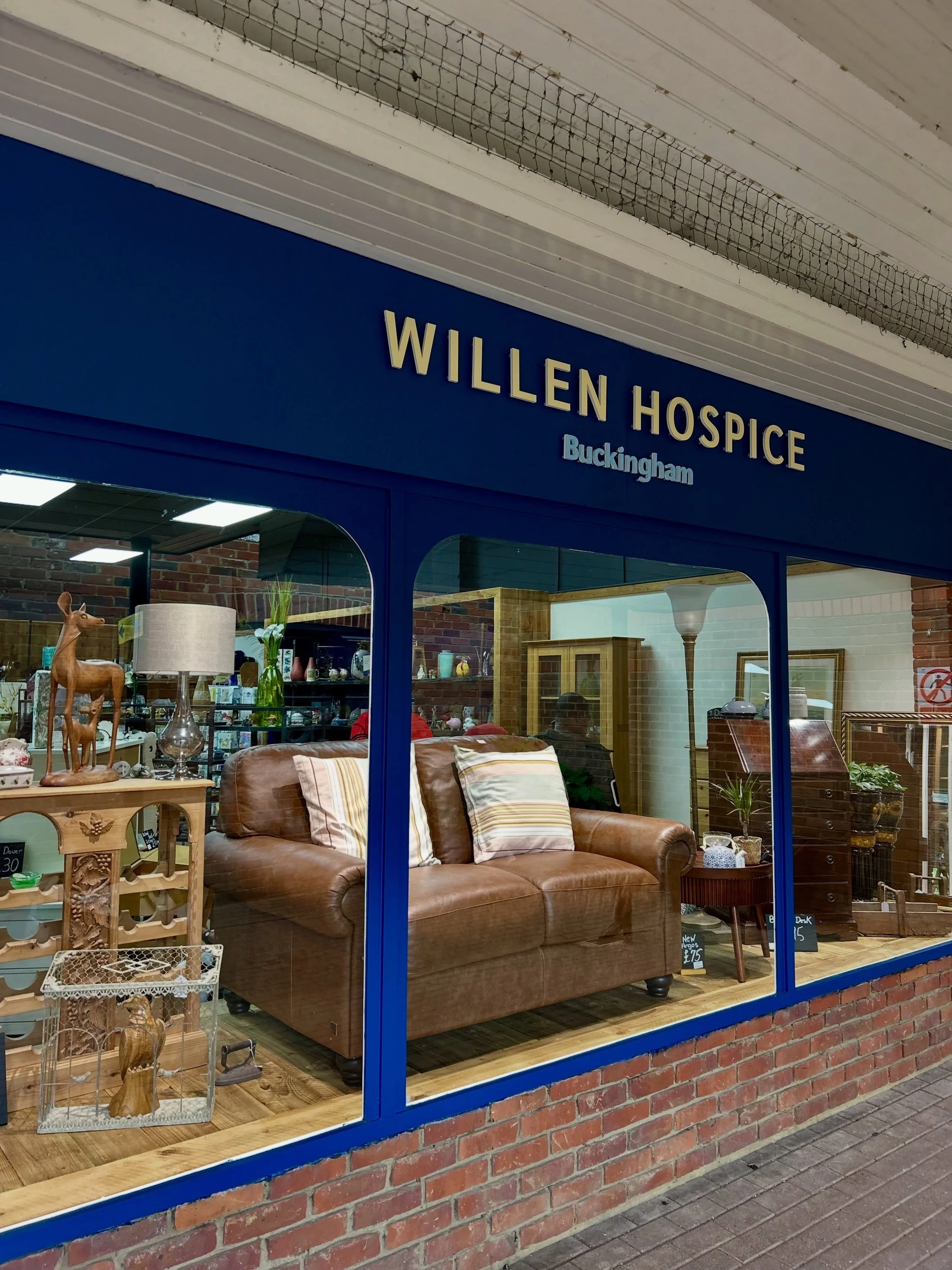 The newly refitted Willen Hospice Buckingham shop is looking fantastic! ✨

With its modern, boutique-style feel, it&rsquo;s packed with beautiful pre-loved fashion, homeware, and furniture. There are so many lovely and striking pieces to discover 🐆?