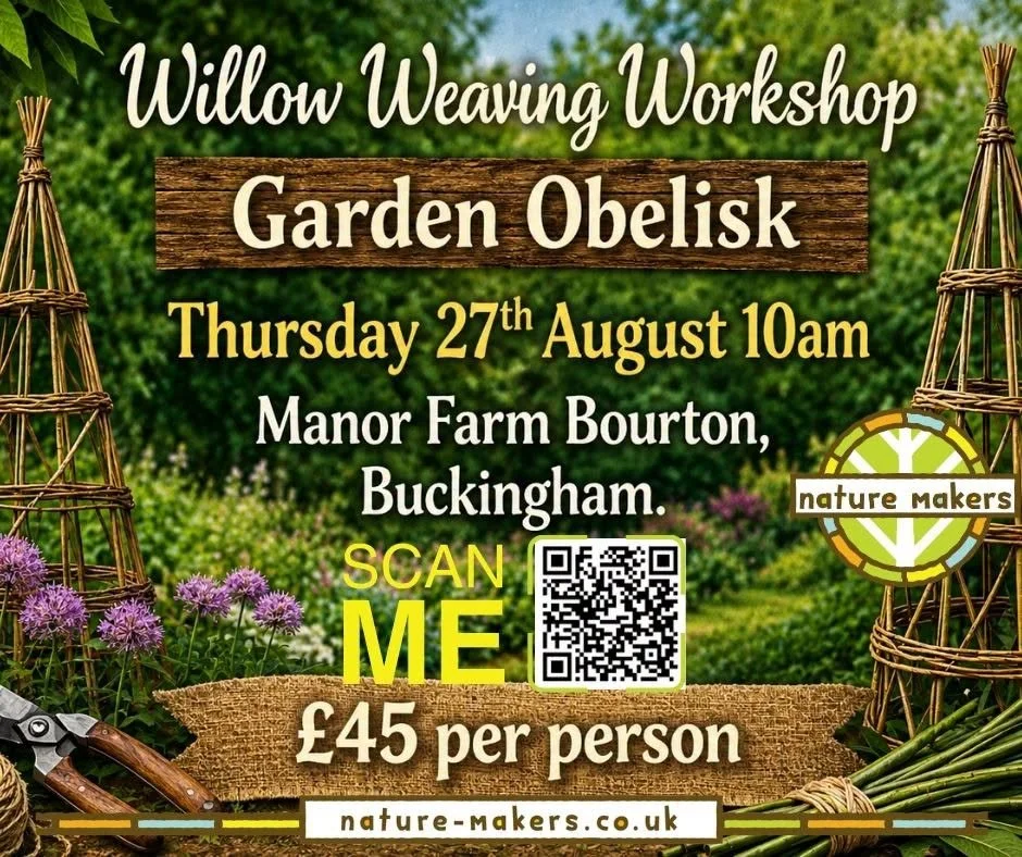 Nature Makers Willow Weaving Workshop - Garden Obelisk