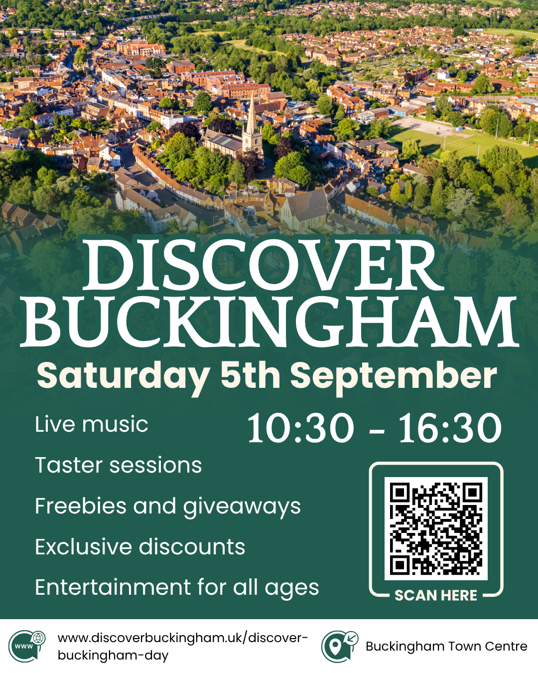 Discover Buckingham Day 2026 – Free Family Event, Offers, Live Music &amp; More