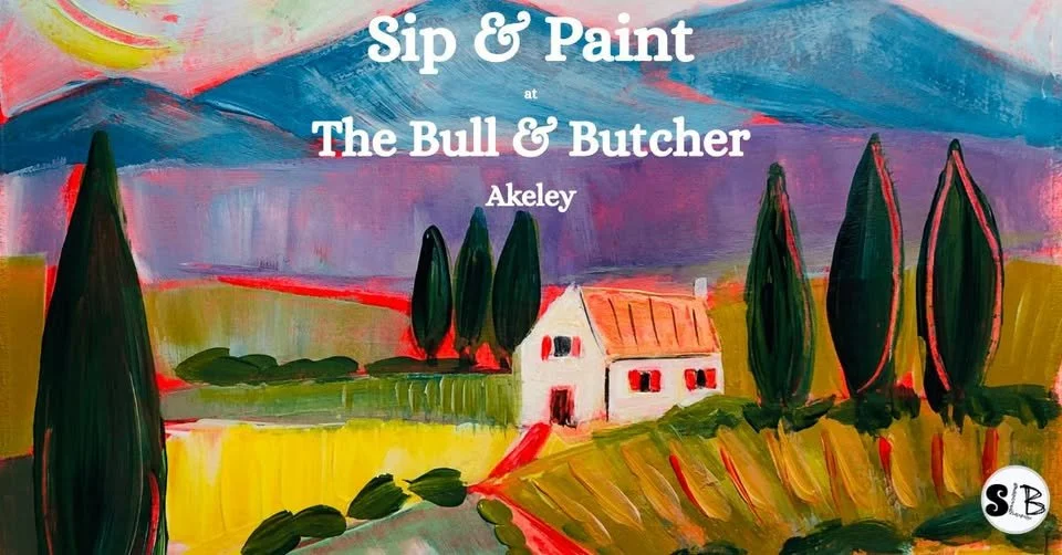 Sip &amp; Paint at the Bull and Butcher