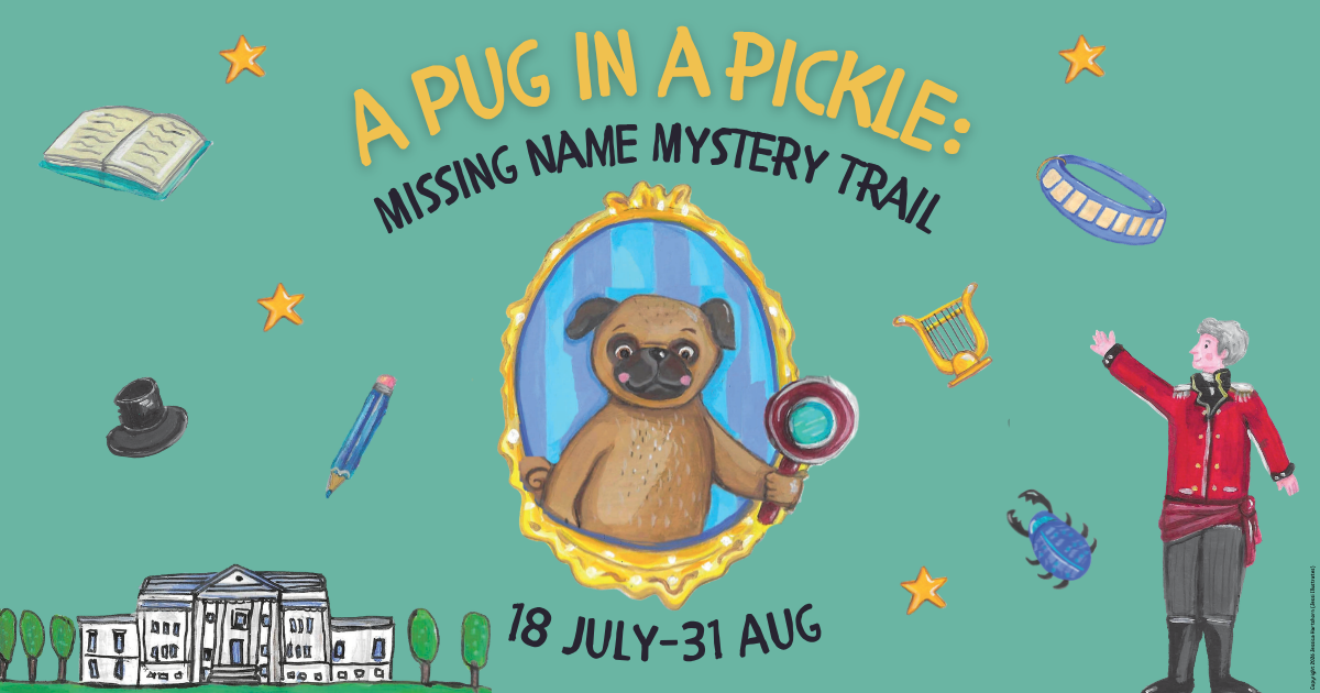 Pug in a Pickle: Missing Name Mystery Trail