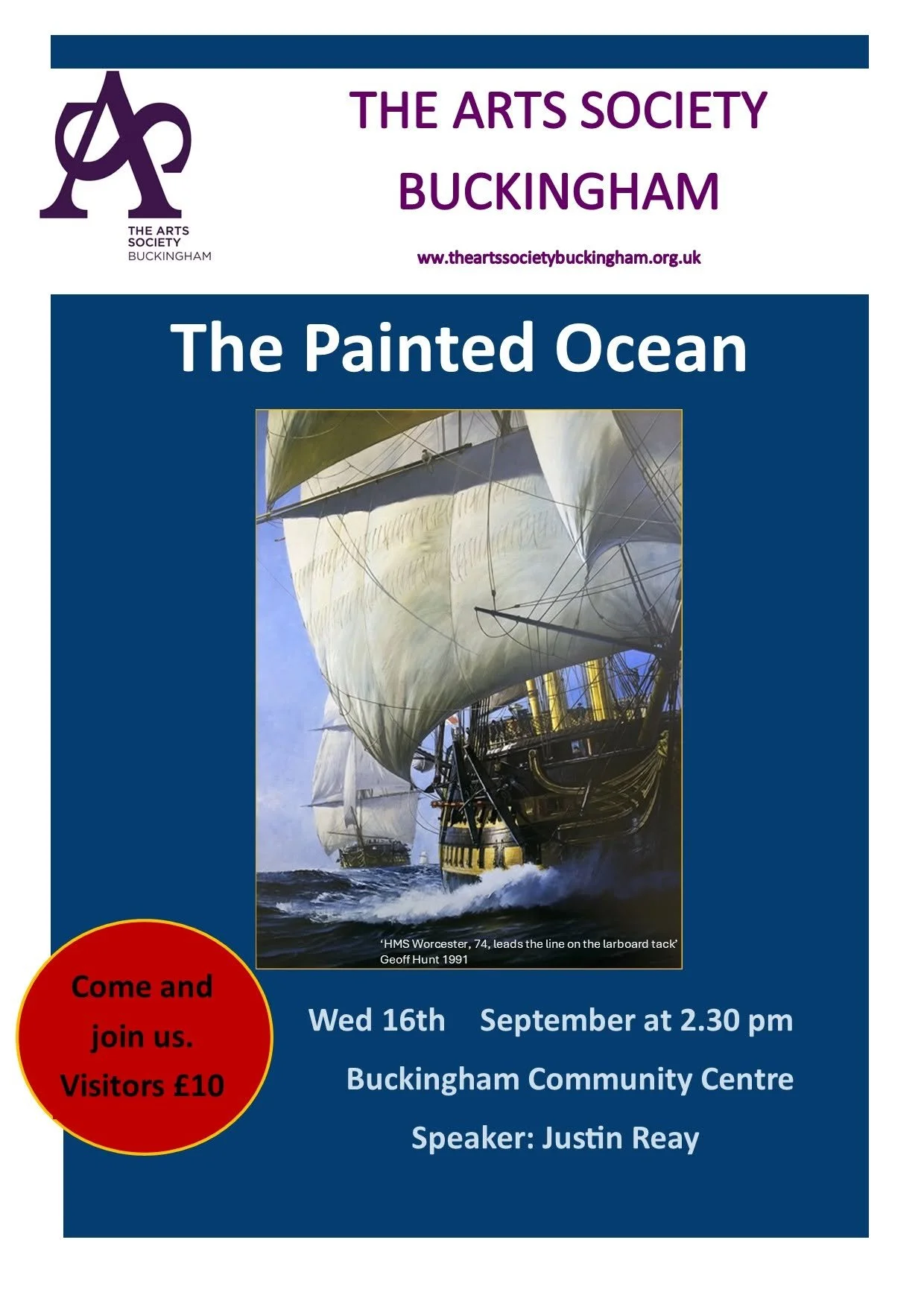 Lecture: "A Painted Ocean: Seascapes, Ship Portraits and Life at Sea"