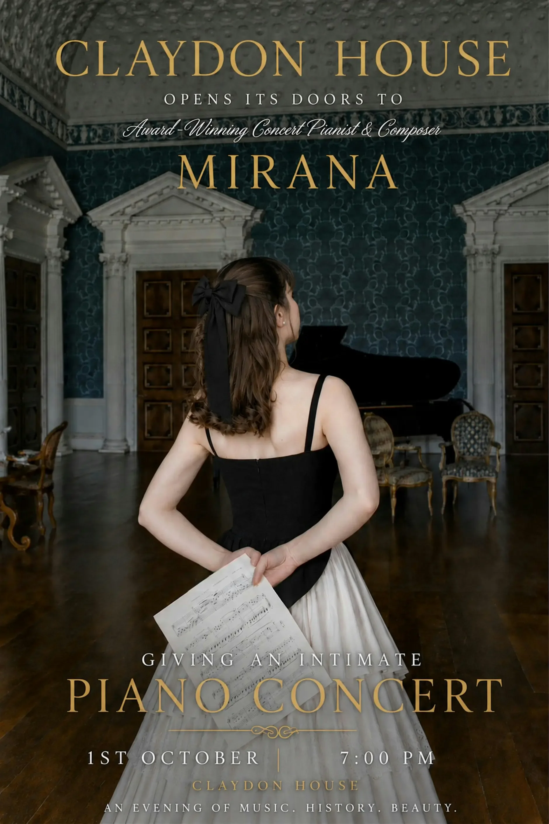 An Intimate Classical Piano Concert at Claydon House
