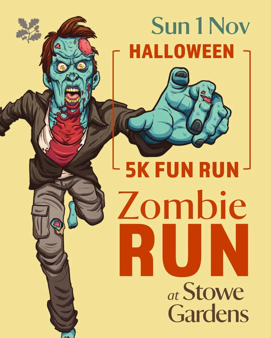 5K Zombie Run at Stowe Gardens