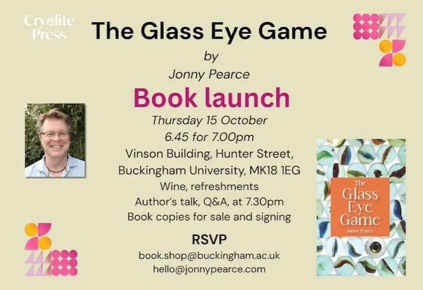 'The Glass Eye' by Jonny Pearce book launch