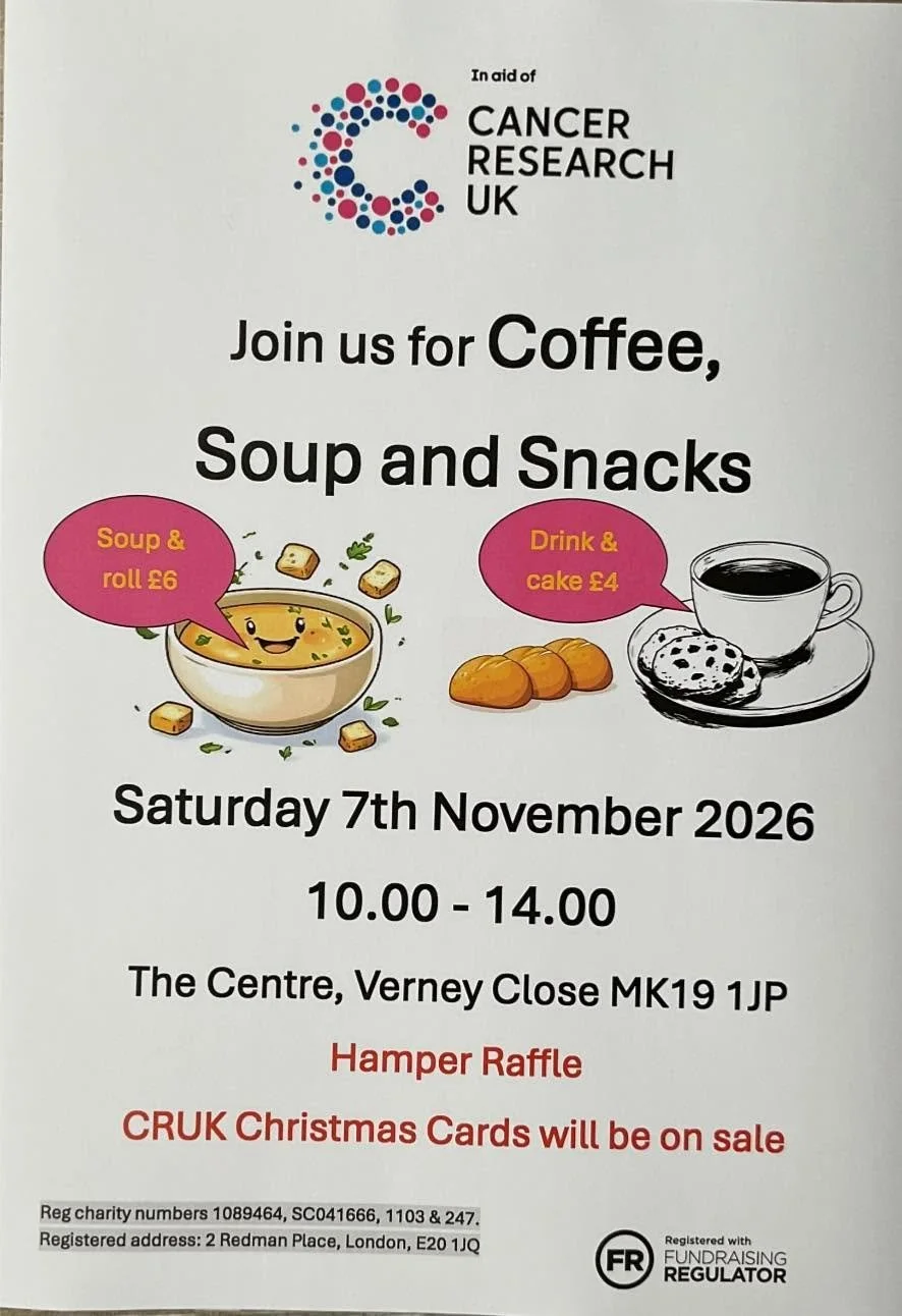 CRUK Coffee, Soup and Snacks event