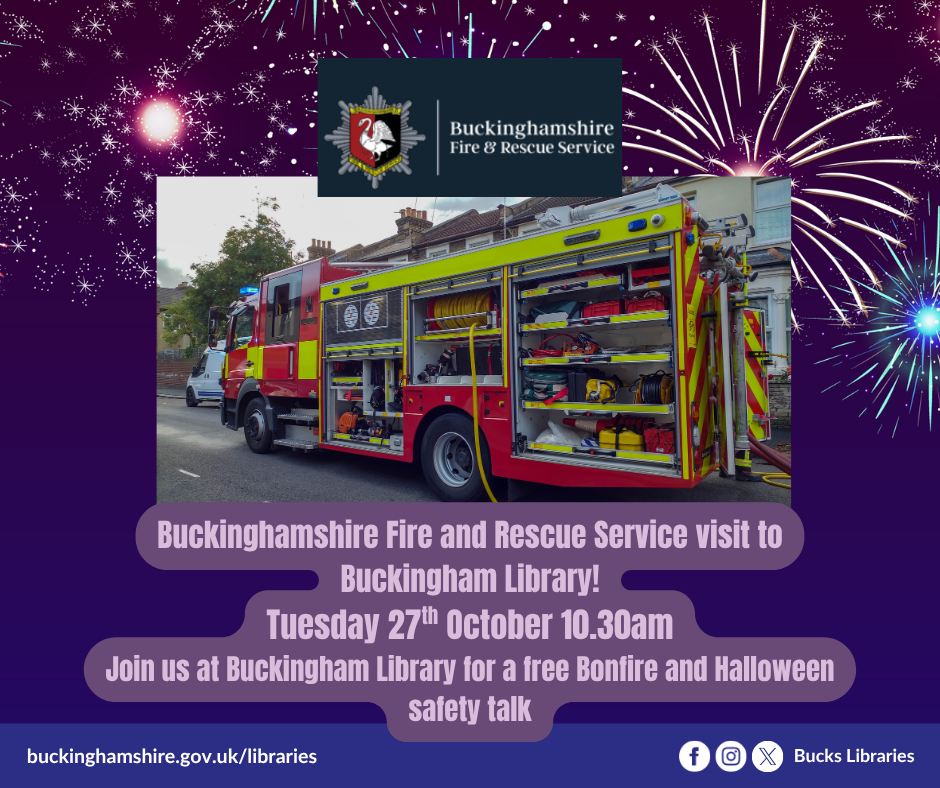Buckinghamshire Fire & Rescue Service visit Buckingham Library