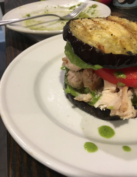 Pesto Chicken Stack Sandwich