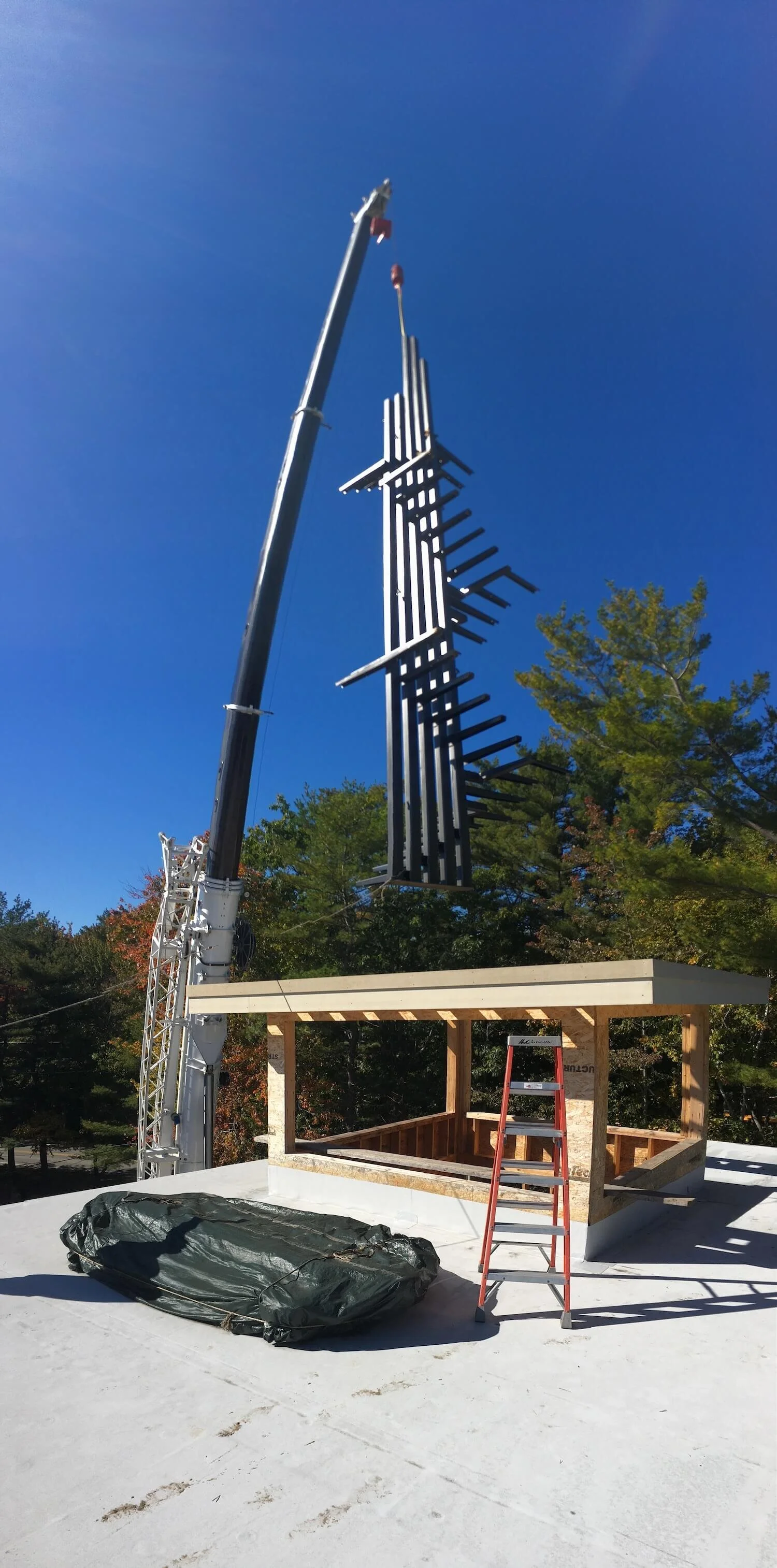 Boomtruck and Metal Staircase.JPG