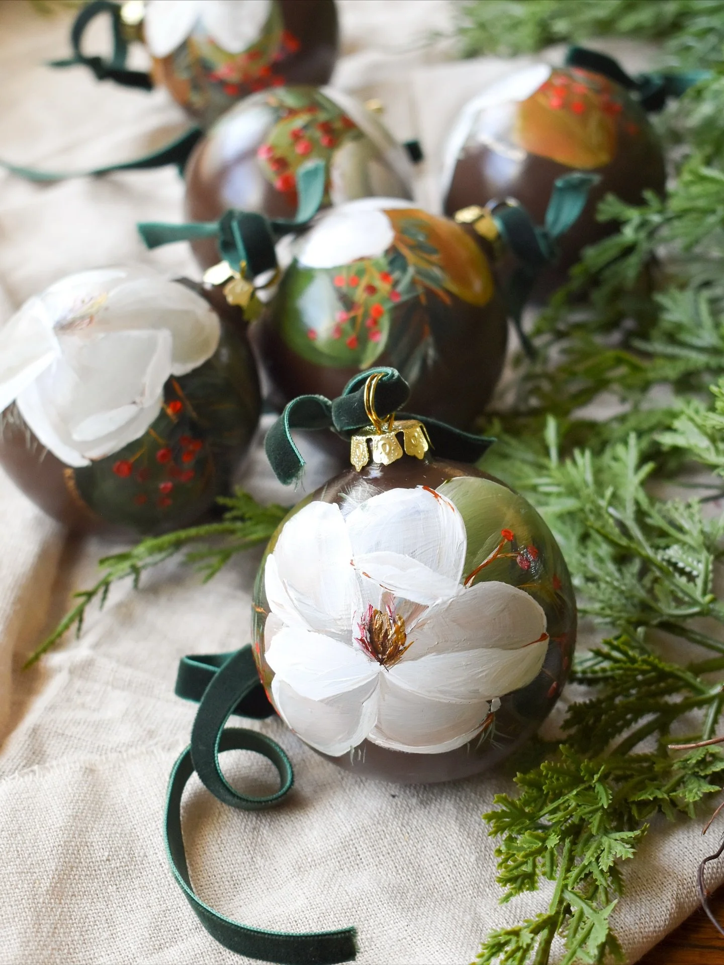 2025 Ornaments are HERE!🎄

It&rsquo;s the most wonderful time of year and y&rsquo;all have wasted no time collecting my limited edition ornaments! I truly love painting these every year and it makes me giddy to see them off to decorate so many trees