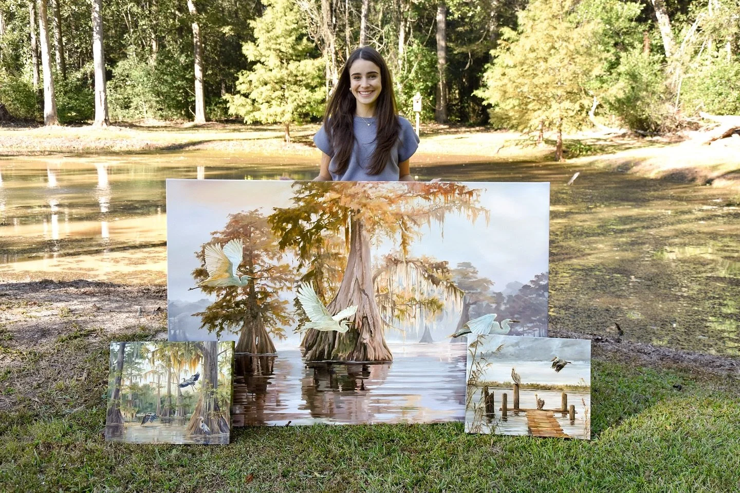 This collection✨🌳🌤️&gt;&gt;&gt;

The last original in the &lsquo;Let the Light In&rsquo; collection is now available on my website!
These paintings contain a piece of my heart that no others have before. I poured so much into the creation of them a