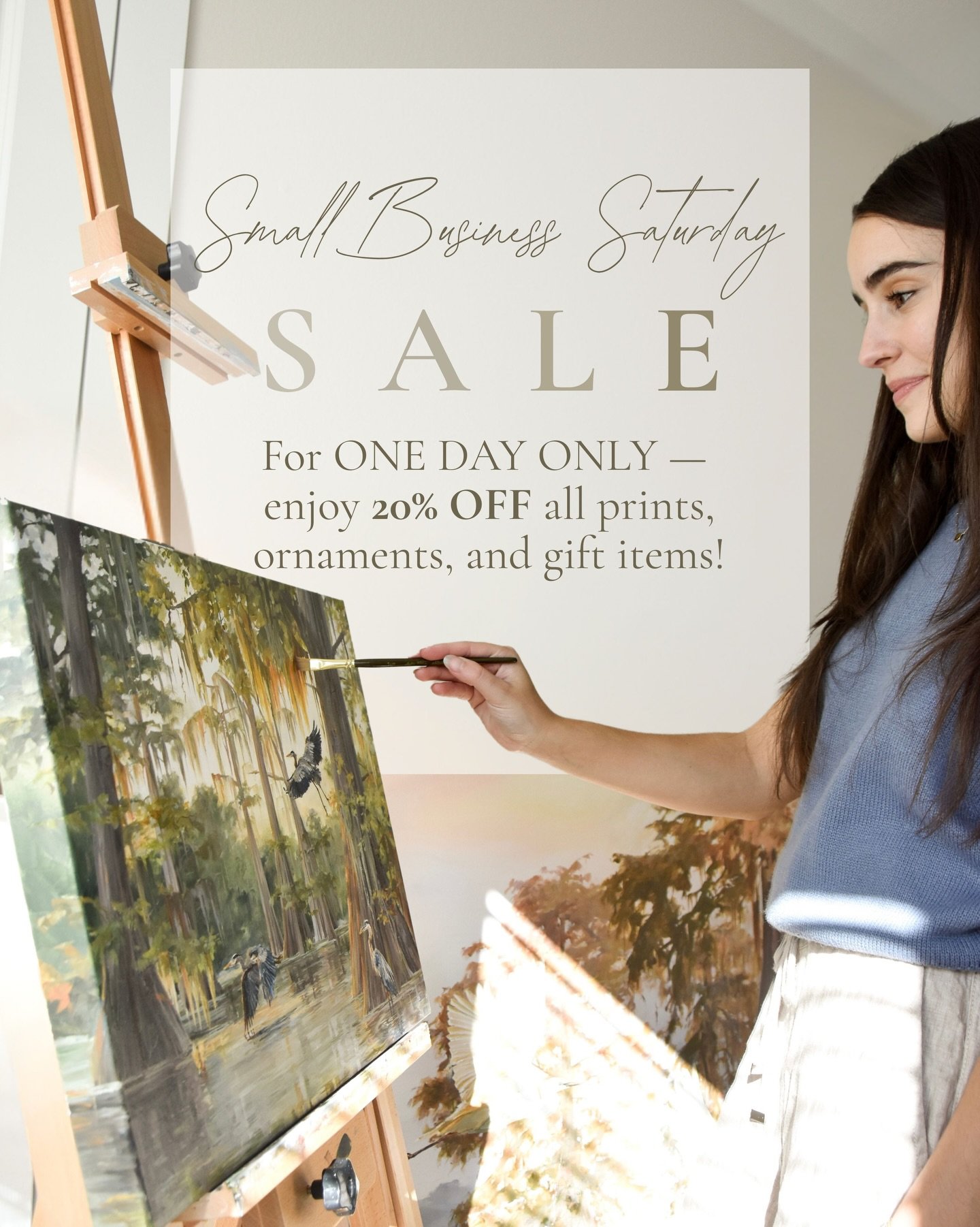 It&rsquo;s Small Business Saturday and my heart is extra full today!🤍✨

I&rsquo;m celebrating today with all of YOU, the ones who show up for me in countless little ways and make it possible for me to keep buying paint and creating pretty things. I 