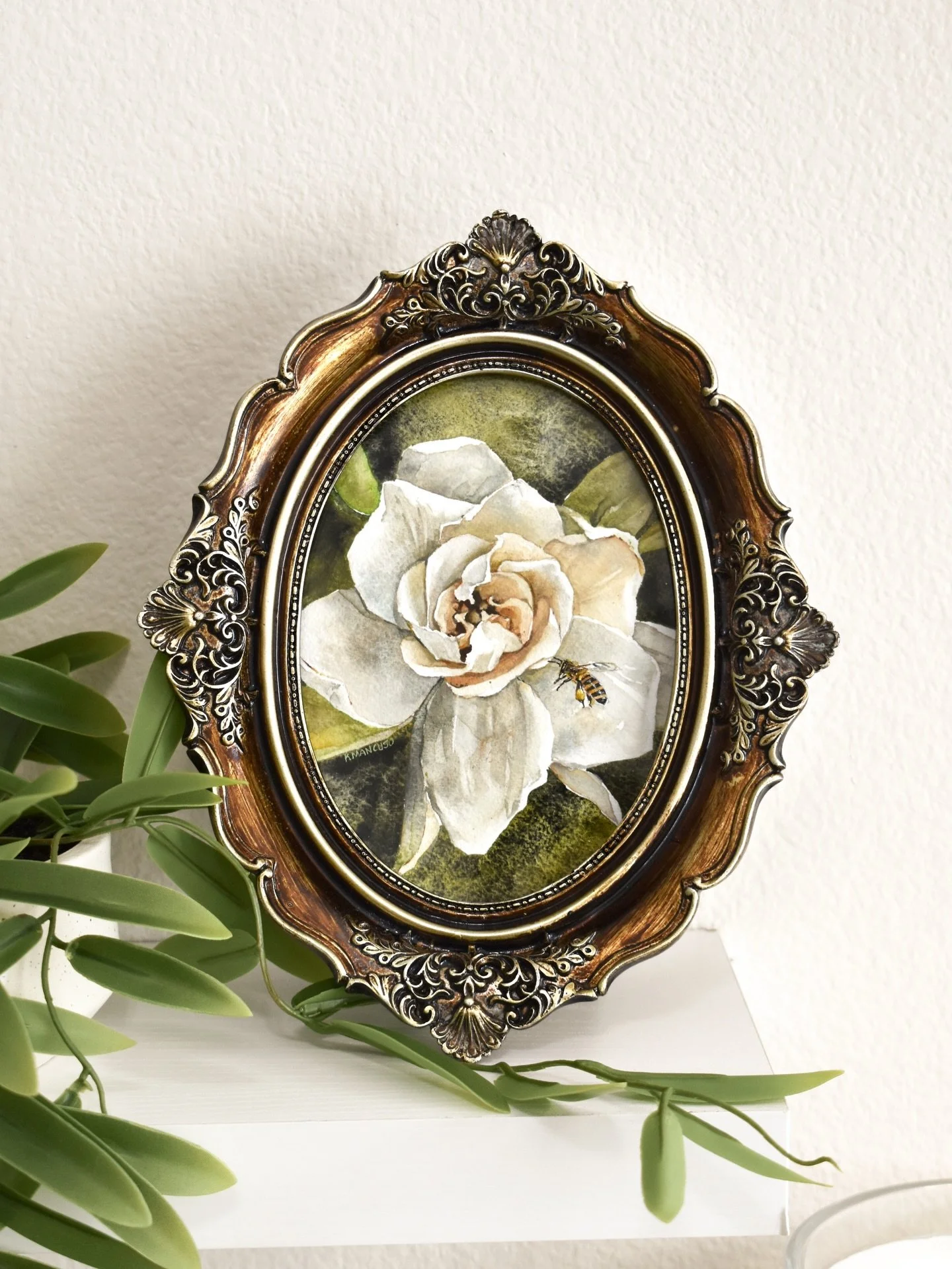 The flowers are blooming outside and in the studio😍 

This sweet commission is off to its home! If you&rsquo;ve been dreaming of a piece that&rsquo;s personal to you, my commission form is open! I would be honored to bring to life your vision with m