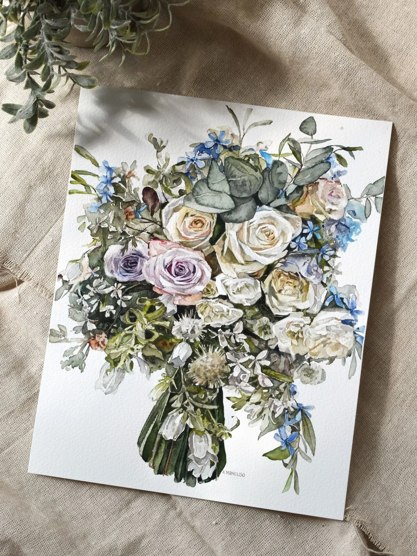 Flowers feel like second nature to me these days, but I&rsquo;m still learning something new every single time I paint a bloom🪻

Order a custom bouquet painting under the &lsquo;For the Brides&rsquo; tab on my website🤍