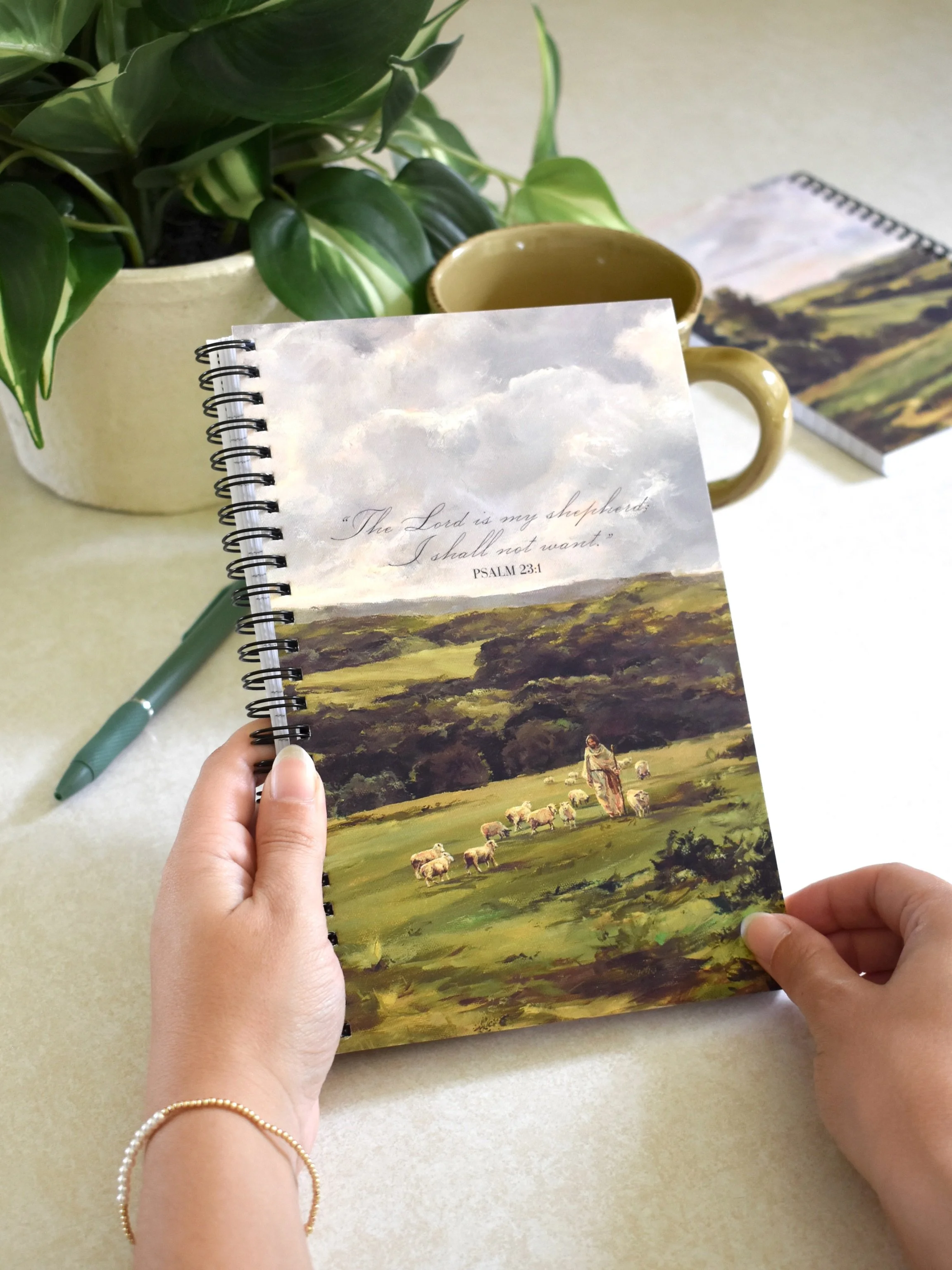 &ldquo;I am the good shepherd. The good shepherd lays down his life for the sheep&rdquo; -John 10:11🐑🌳🤍

A new limited edition notebook featuring &lsquo;The Good Shepherd&rsquo; available now with the link in bio.