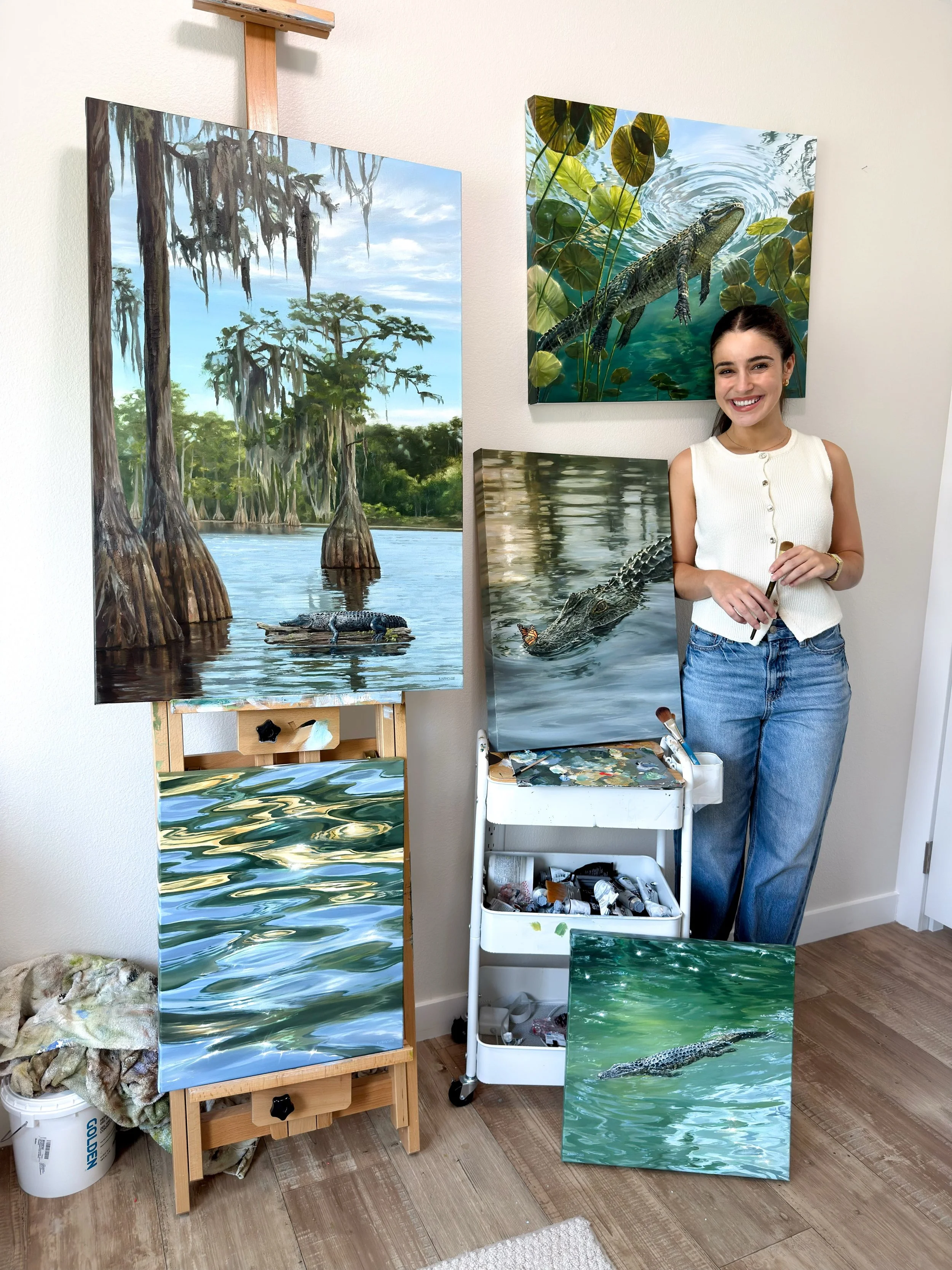 The Slow Your Roll collection is LIVE🐊🩵🌳

I am so ecstatic to share my favorite series to date. This collection idea came to me at the beginning of the summer, but the message behind them all didn&rsquo;t register until after... 

I wanted to step