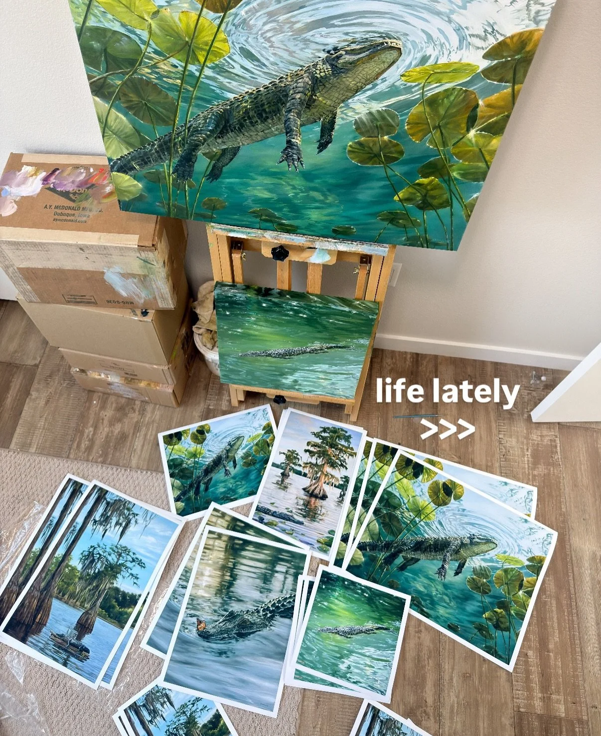 little happy moments from this month so far🩵 #dayinthelife #artist #happymoments