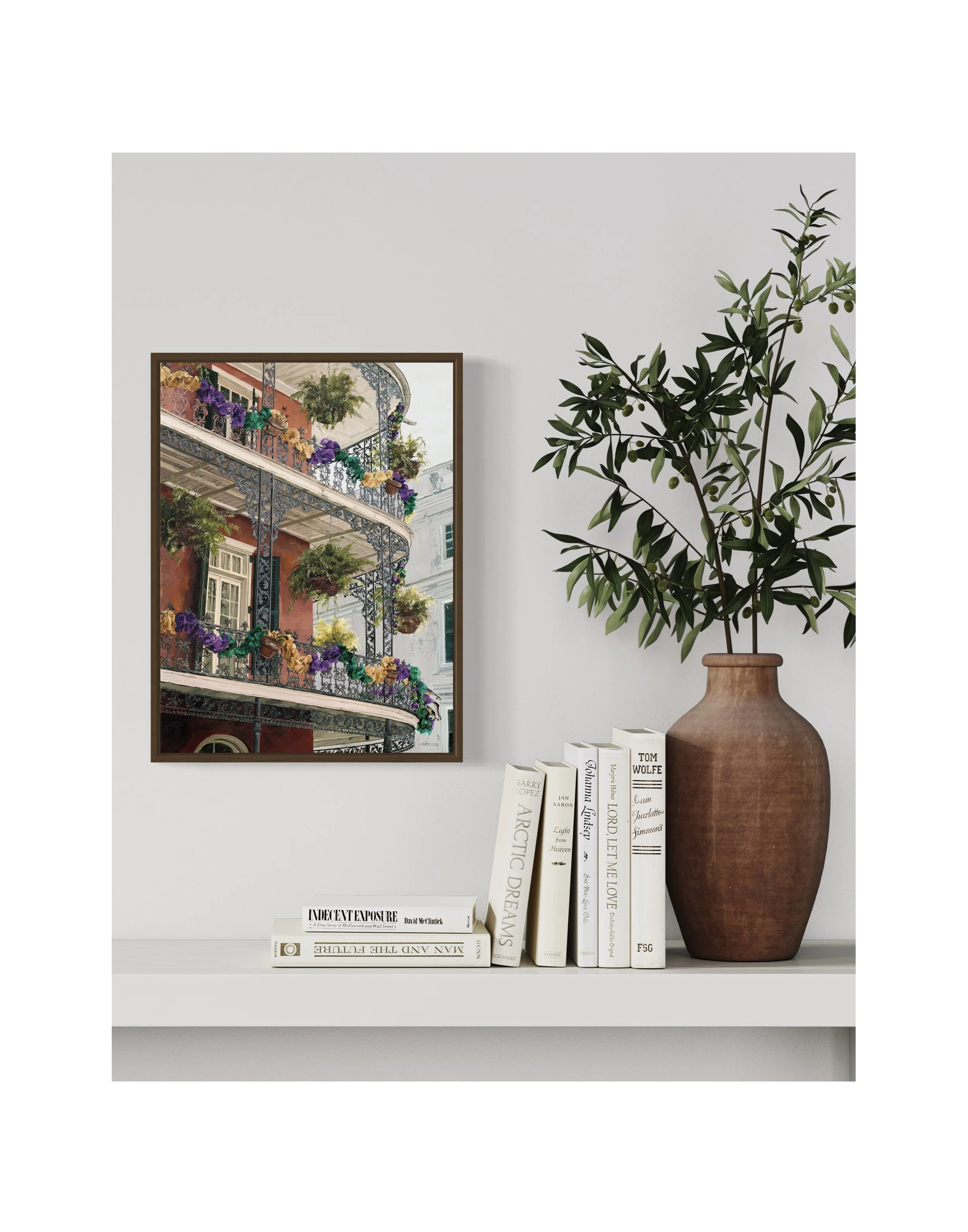 Ferns and Frills Framed Print.jpg
