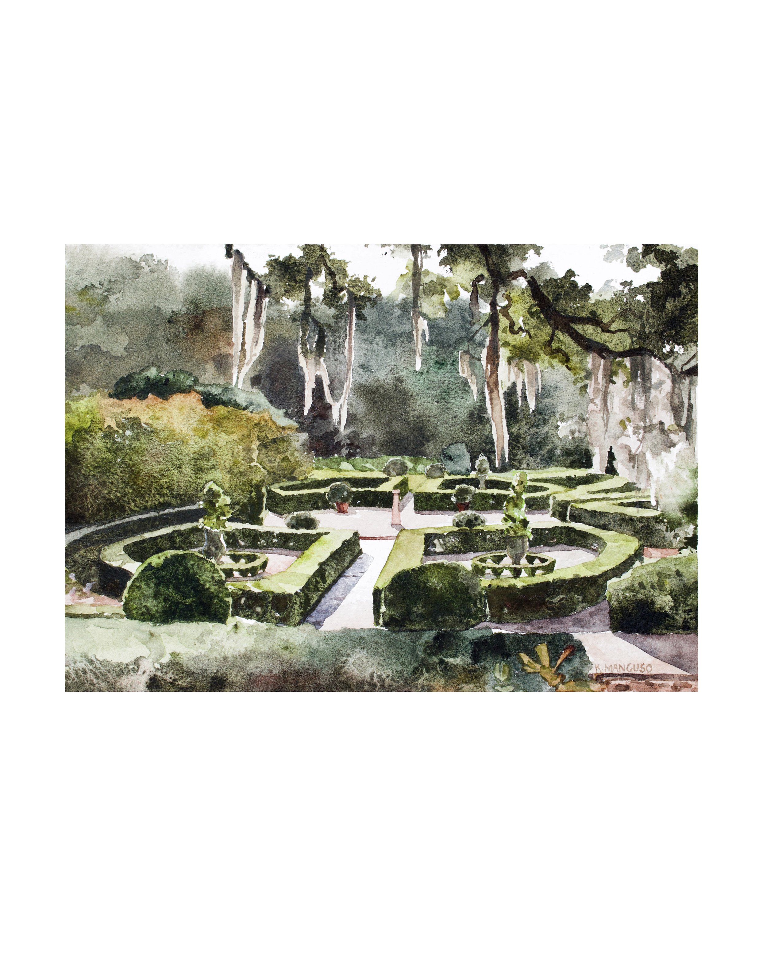 COURTYARD DREAMS - Print
