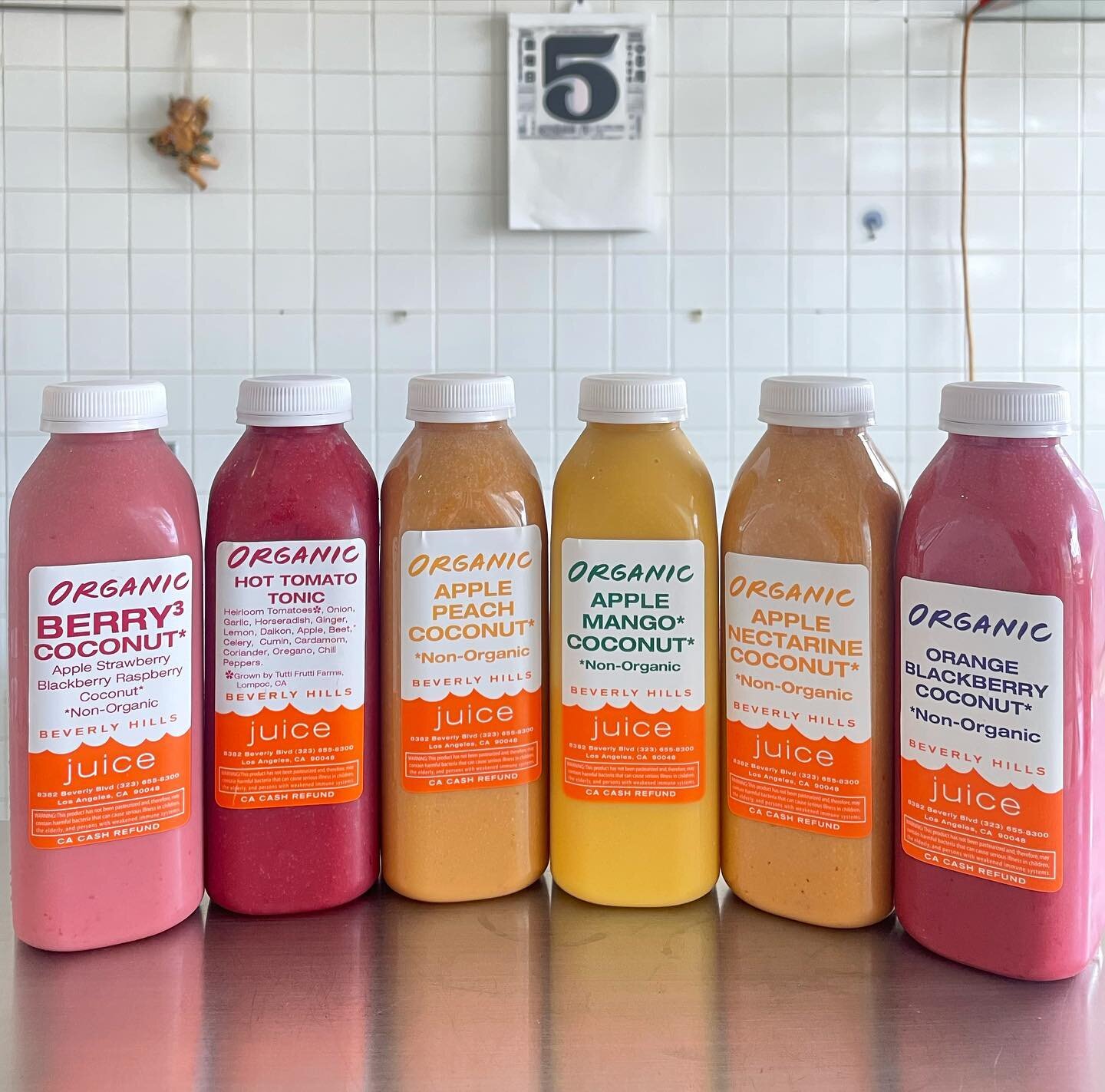 Summer Delights! Come by and grab a delicious juice this weekend! 🍓🍊🥭🍎🍑🥥🍏