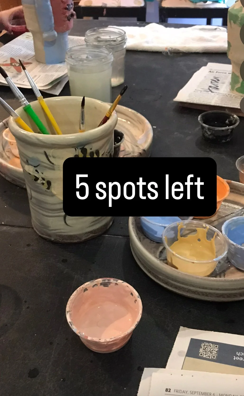 Clay Camp July 27-31st  9:30am-12:00pm