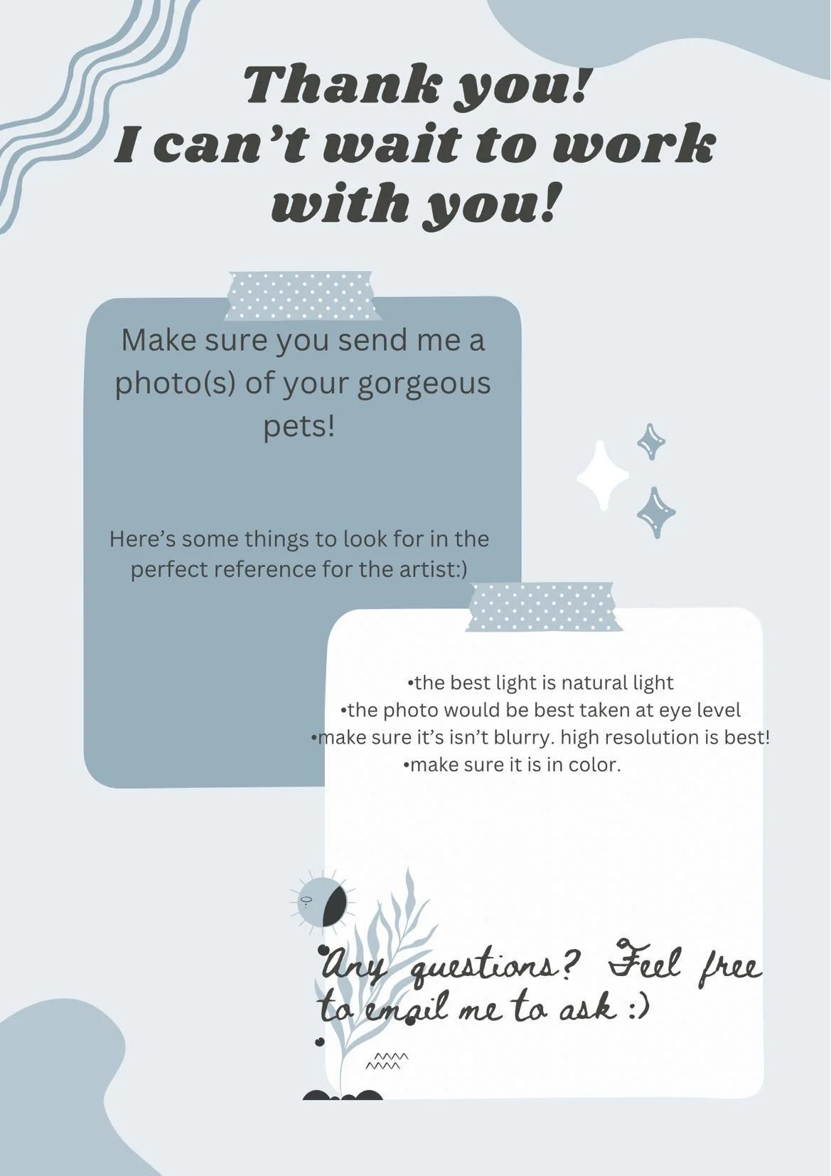 Pet Portrait Remainder