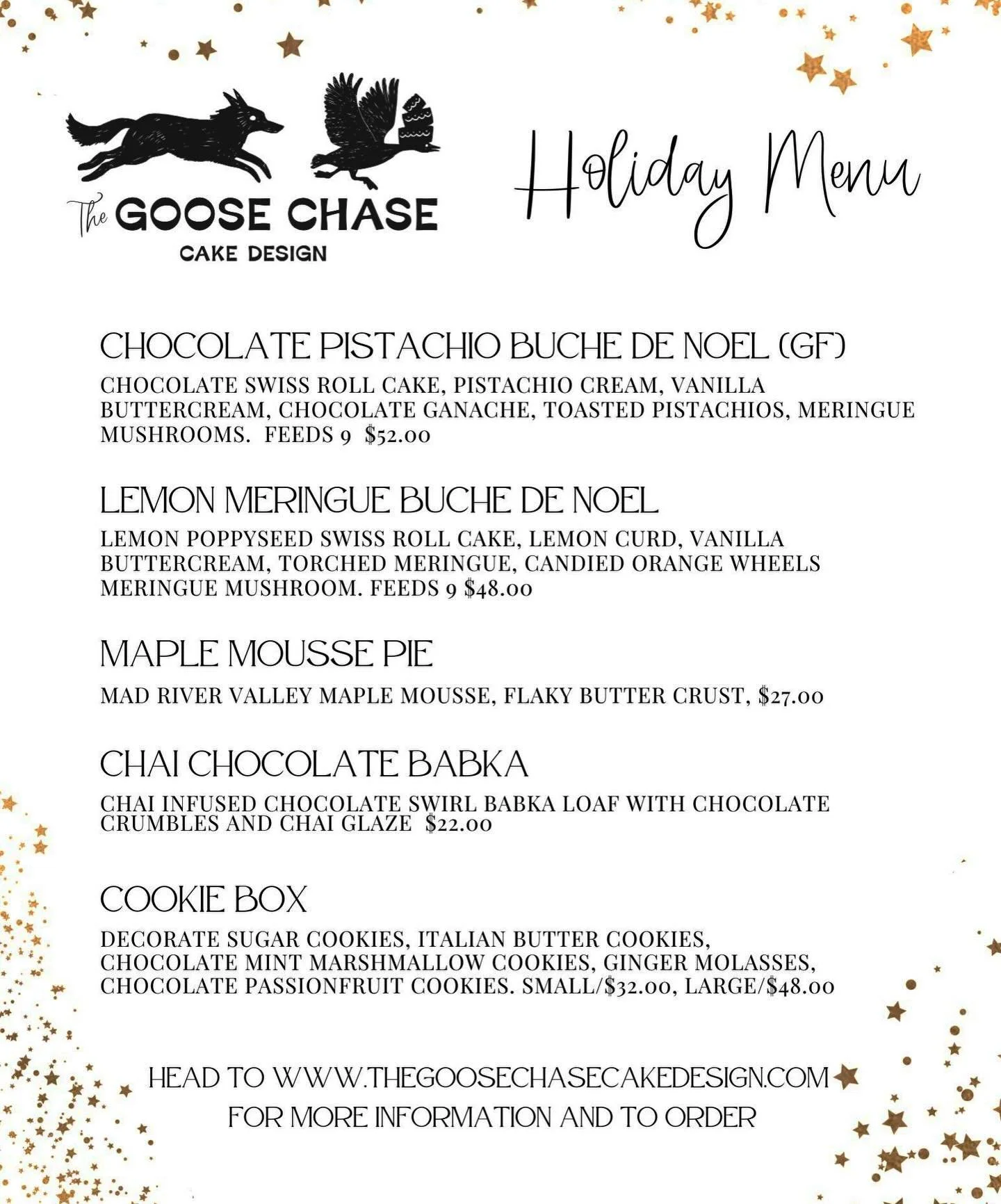 Holiday Menu is now Live! ❄️🎄❄️
.
I can&rsquo;t wait to be a sweet part of your holiday table! Head to my website for more information about each item and pick up!
.
.
#vtwedding #vermontwedding #weddings #vtbaker #weddingcake #cake #buttercreamcake