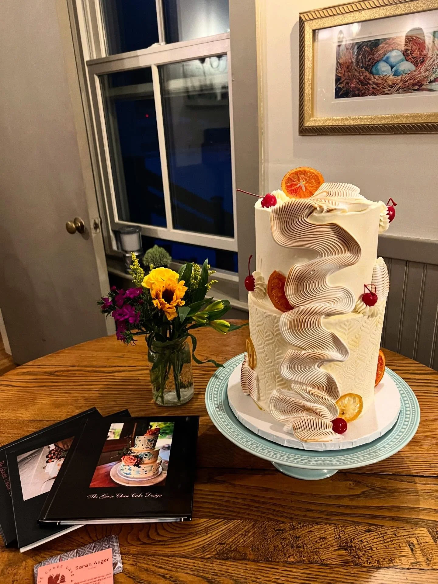 Another successful Happy Couple&rsquo;s dinner in the books with @lareaufarminn . Can&rsquo;t wait to work with all the wonderful couples I met last night! 😍
.
.
.
#vtwedding #vermontwedding #weddings #vtbaker #weddingcake
.
Shop Local, Vermont Wedd
