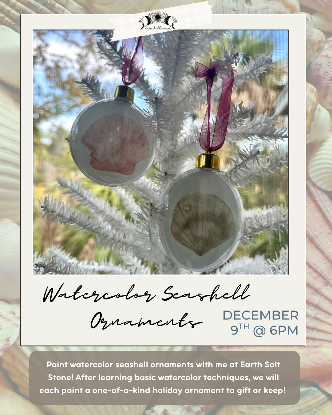 Seashell Ornament Workshop