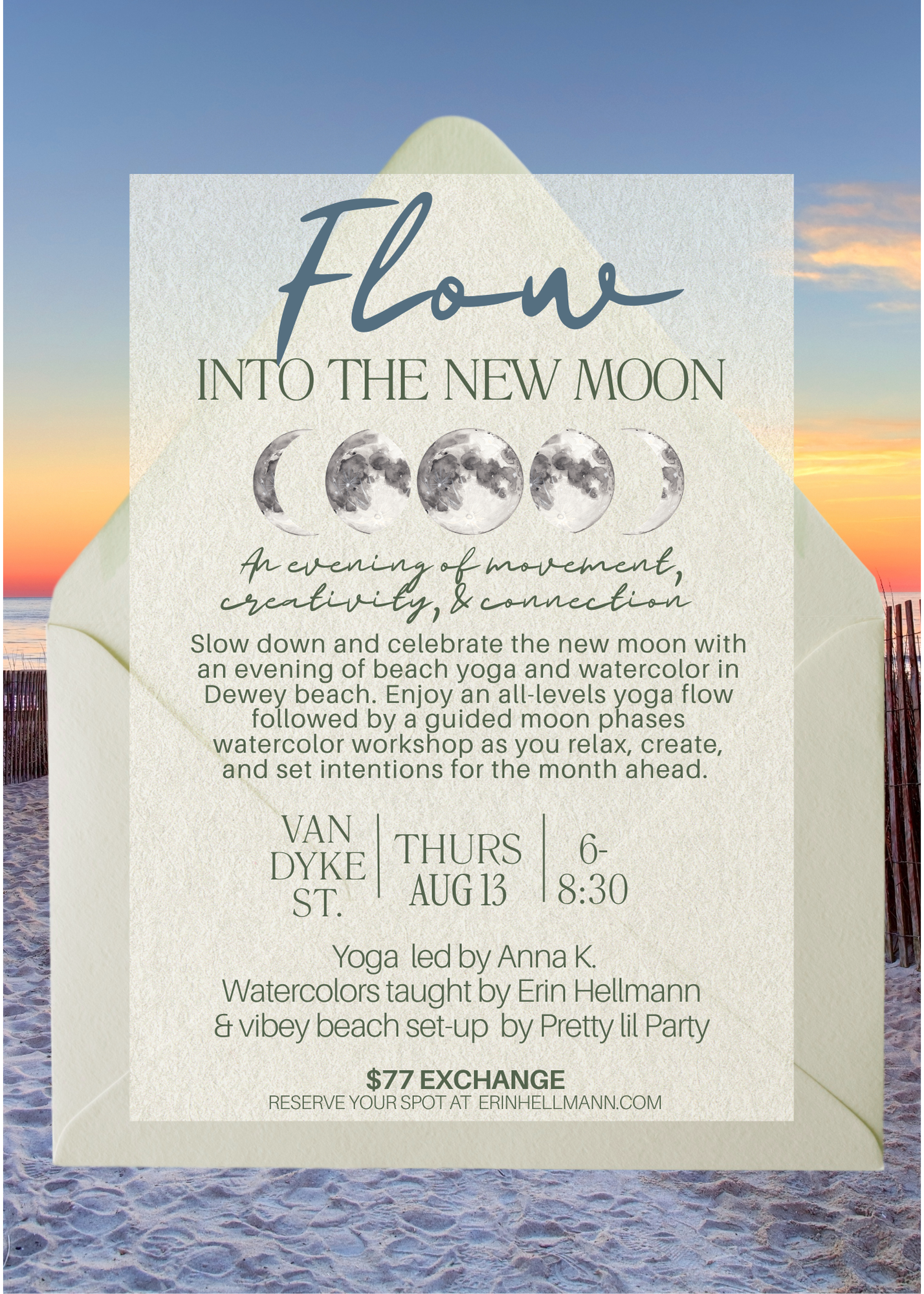 Flow into the New Moon