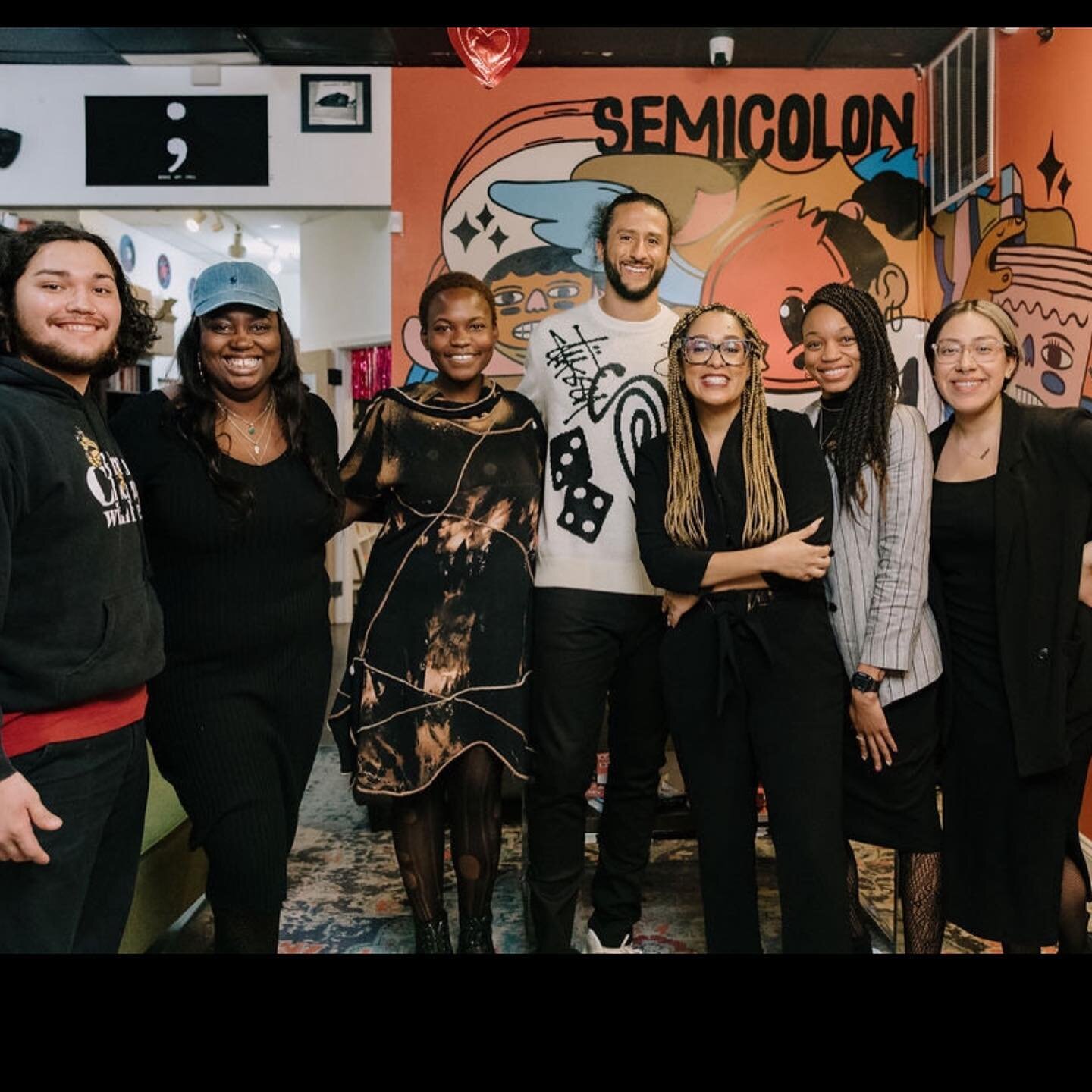 Our team had the immense pleasure of hosting @eve.ewing and @kaepernick7 last week to celebrate the launch of their new graphic novel, &lsquo;Change the Game&rsquo; 🔥🙌🏾⁣
⁣
We appreciate the good vibes and conversational gems and look forward to co