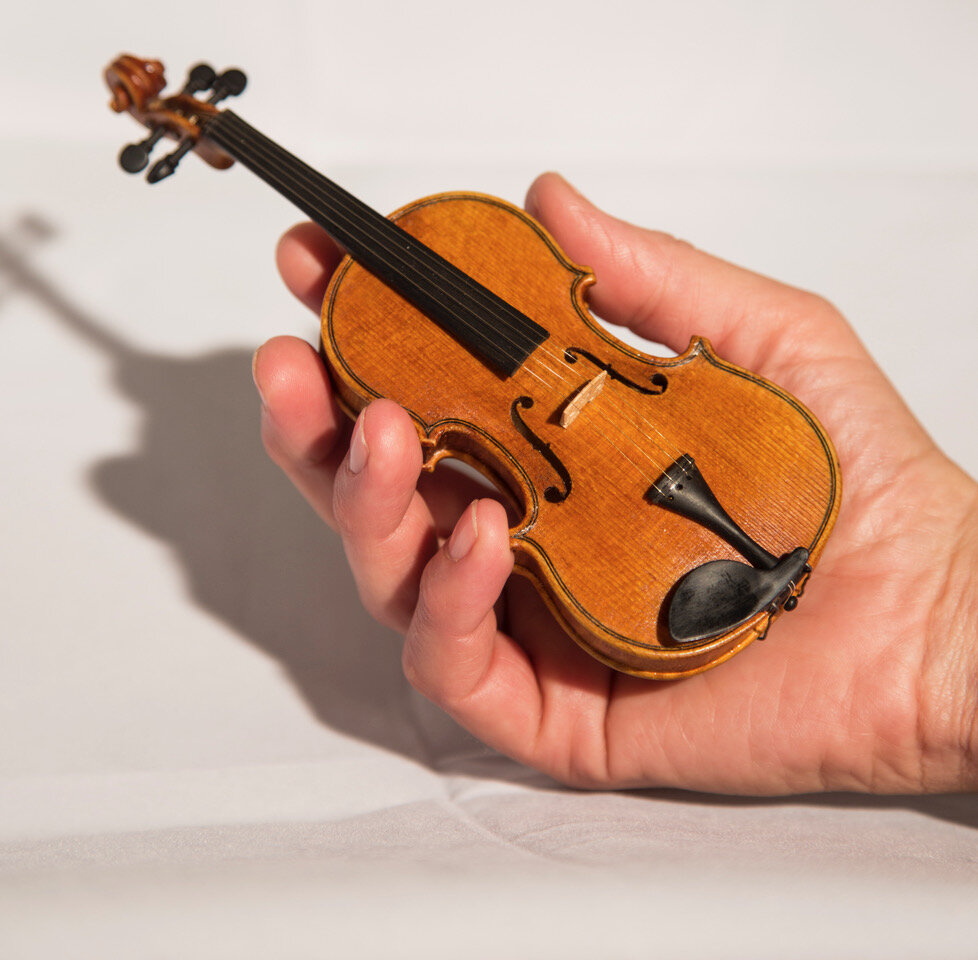 Maria Sandner Miniature Violin Creator Marketing Sales For Creative Business