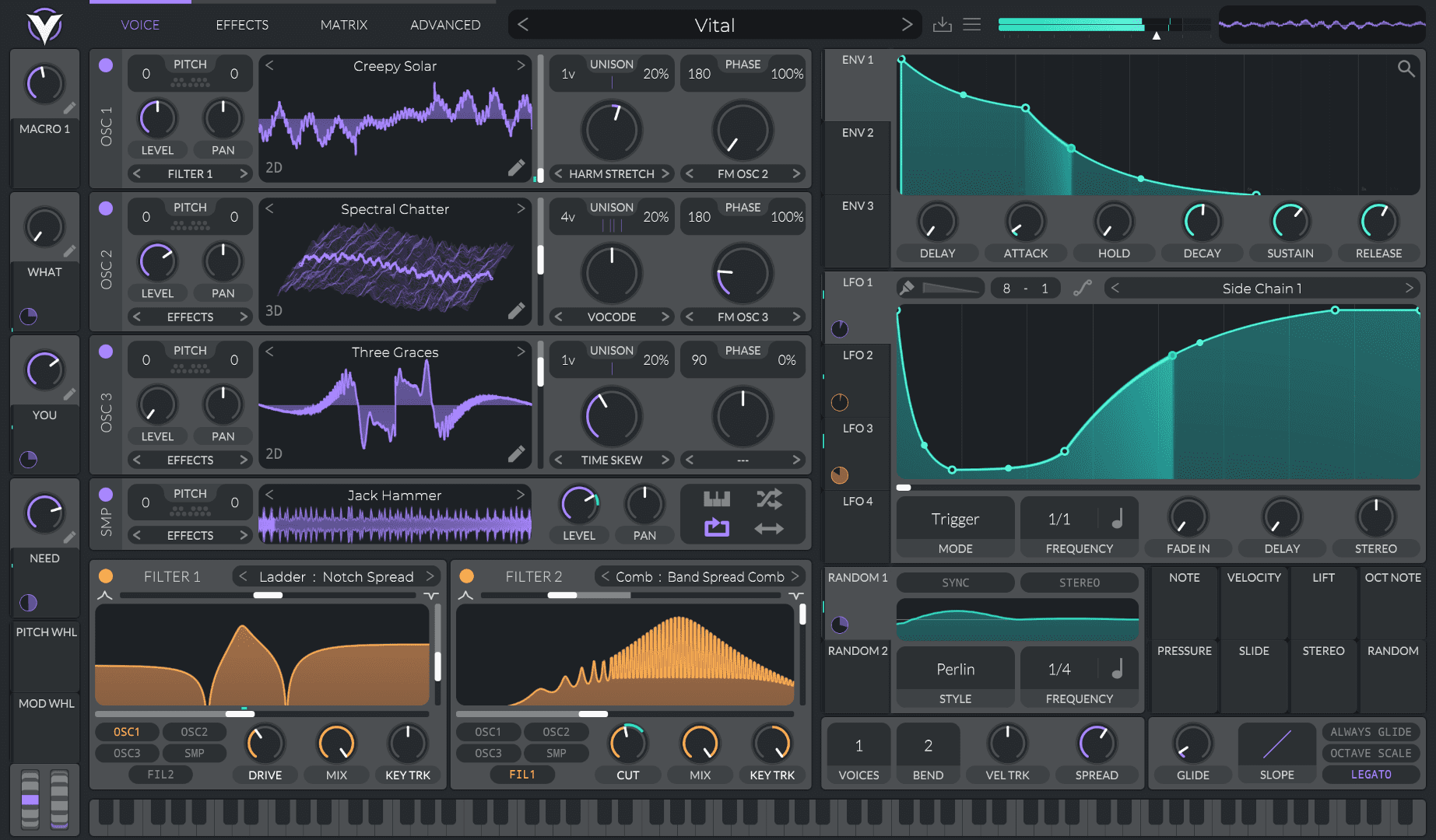 GuitarSynth Preset for Vital