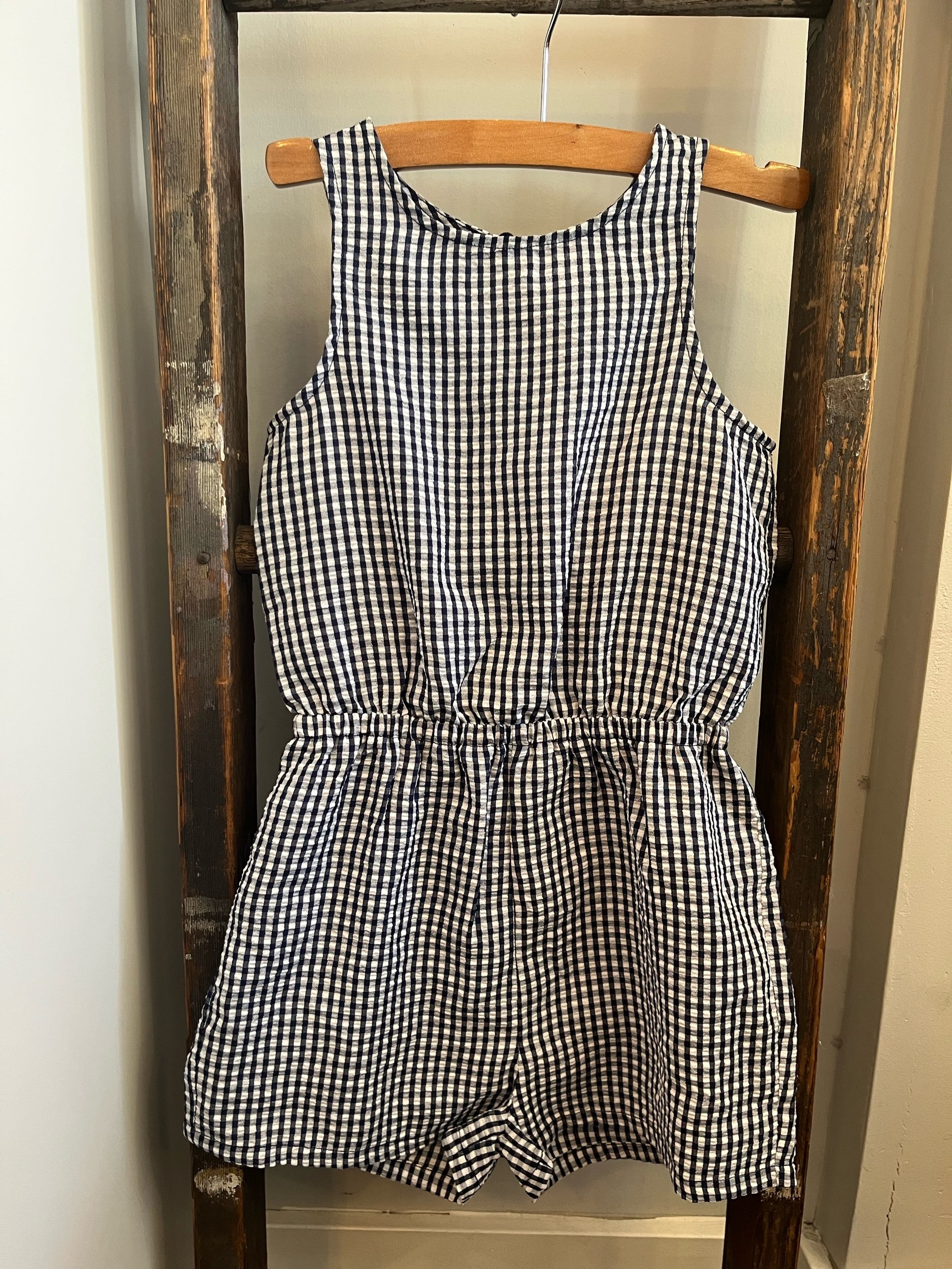 Seersucker Romper