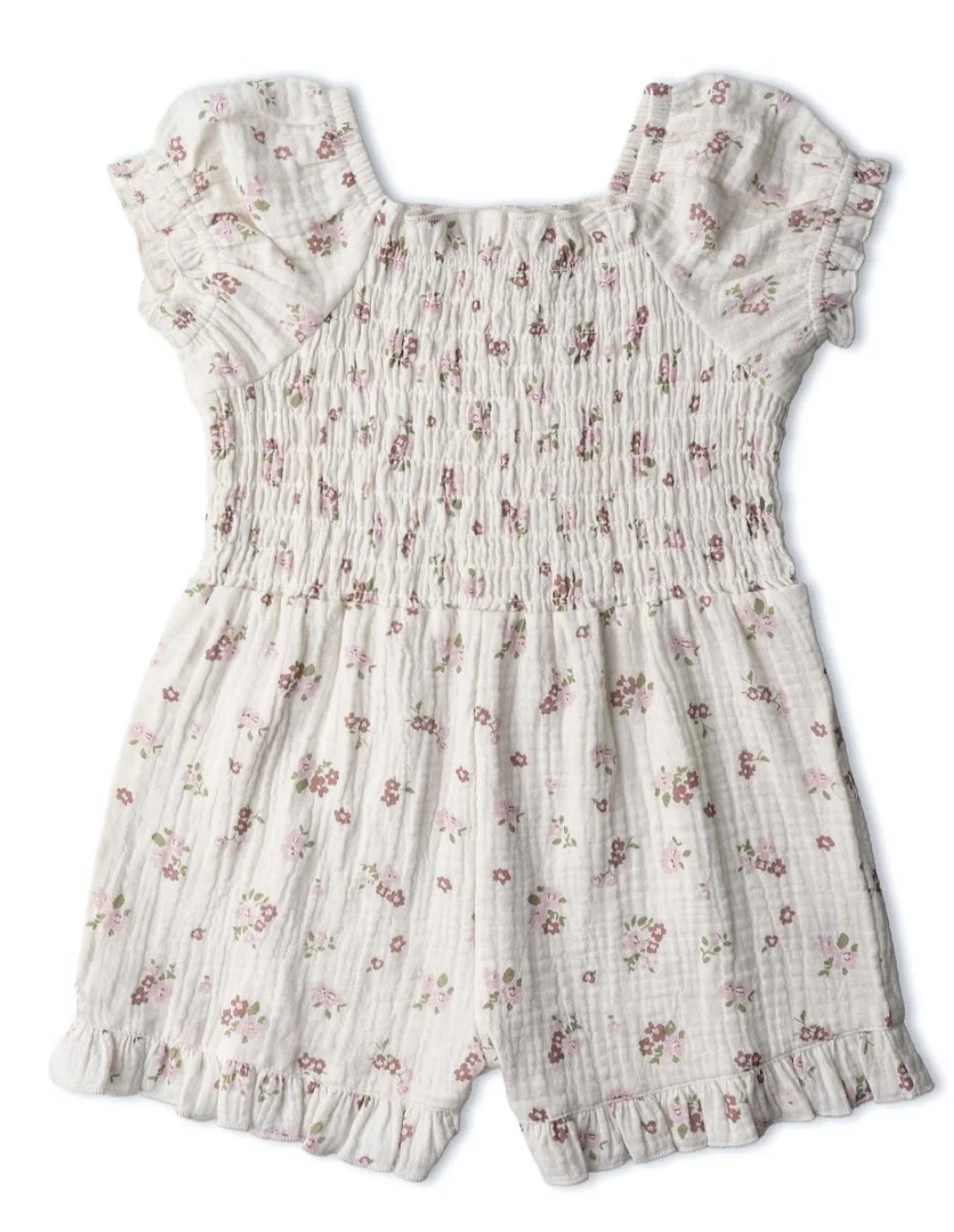 Floral Smocked Romper